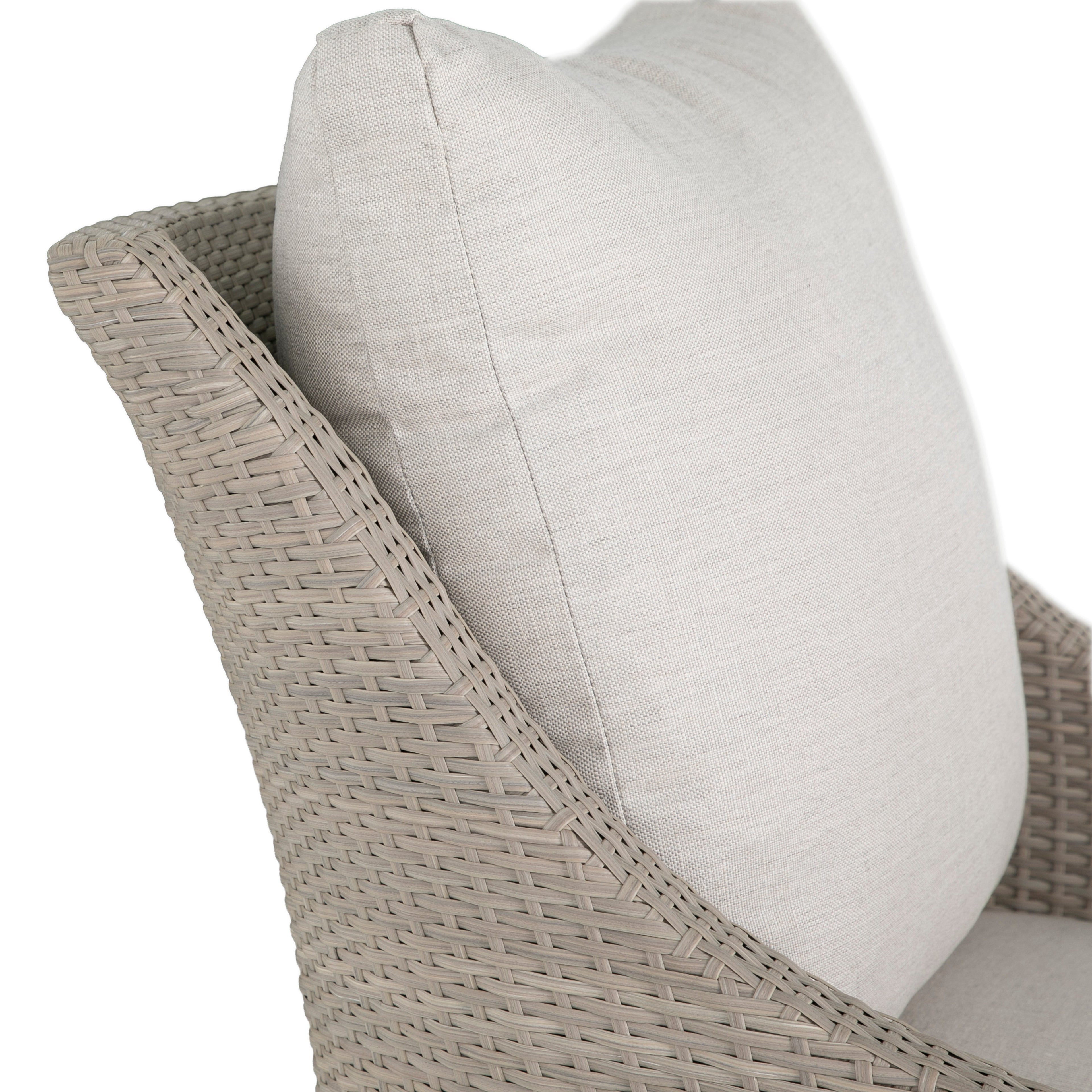 Athena Woven Resin Wicker Outdoor Lounge Chair