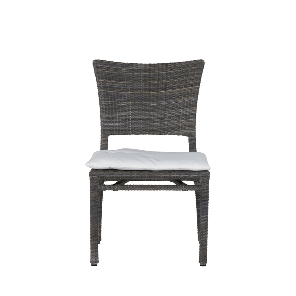 Skye Woven Resin Wicker Outdoor Side Chair