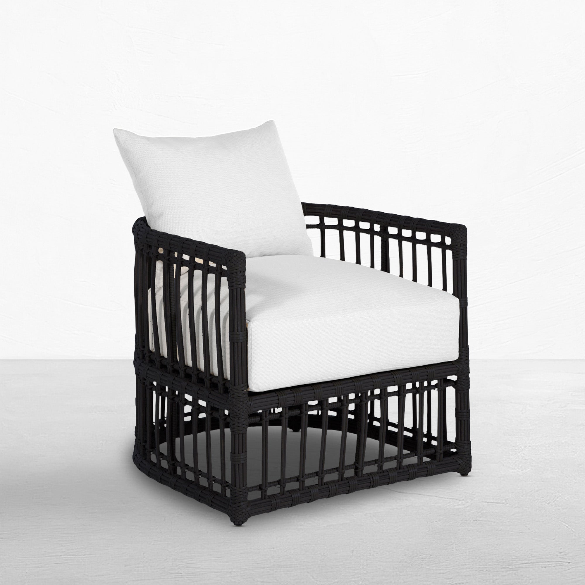 Newport Wicker Woven Outdoor Barrel Chair