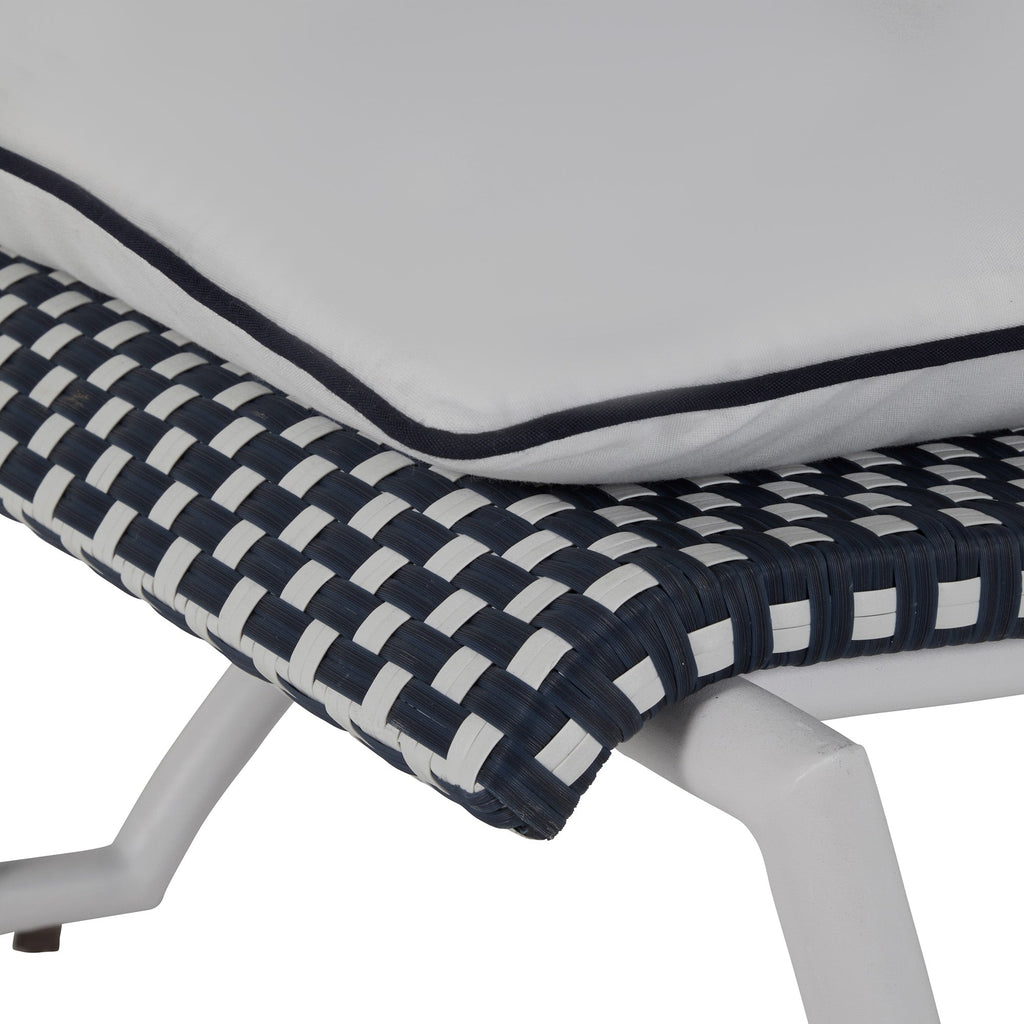 Savoy French Bistro Wicker Outdoor Chaise Lounge