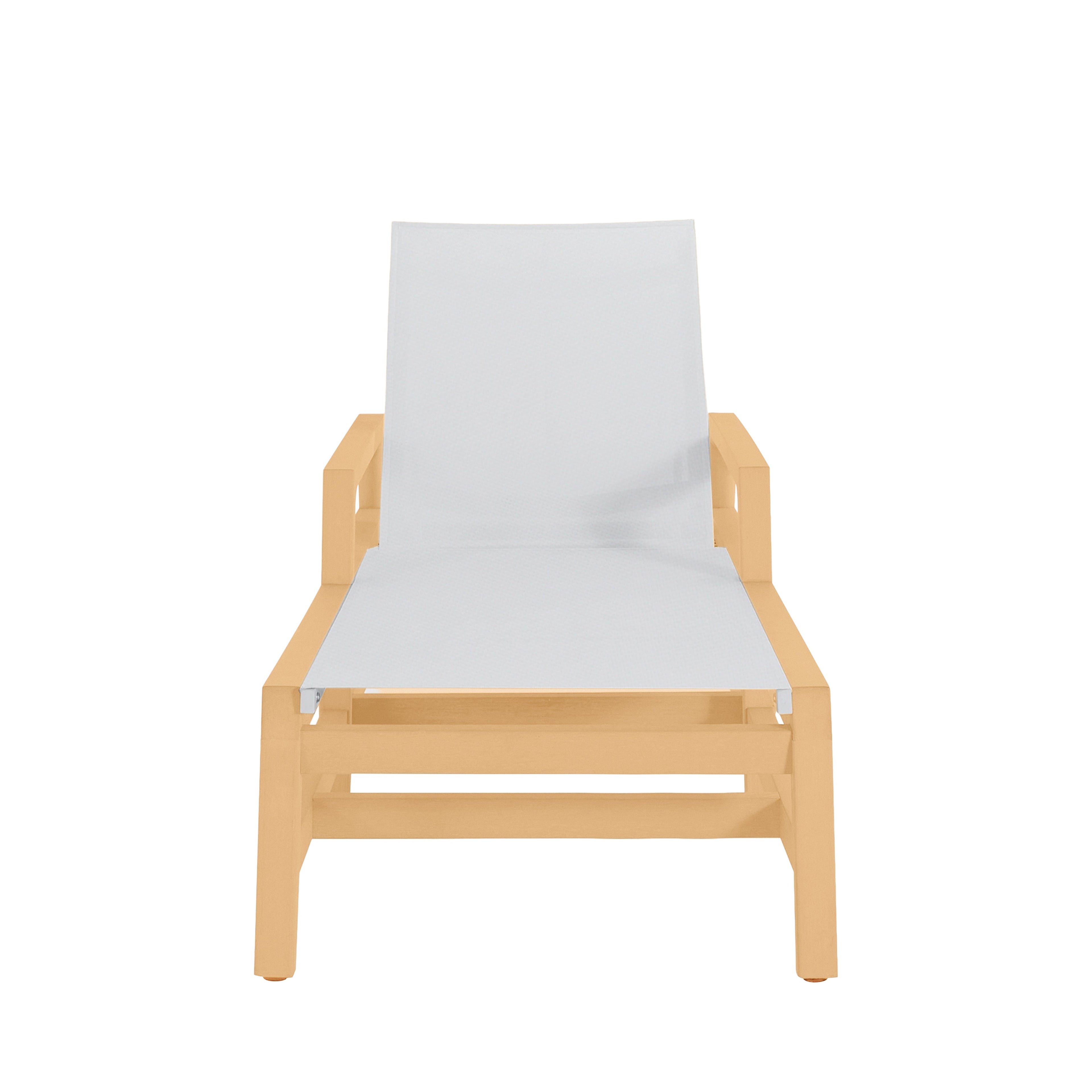 Seashore Wood Outdoor Chaise Lounge