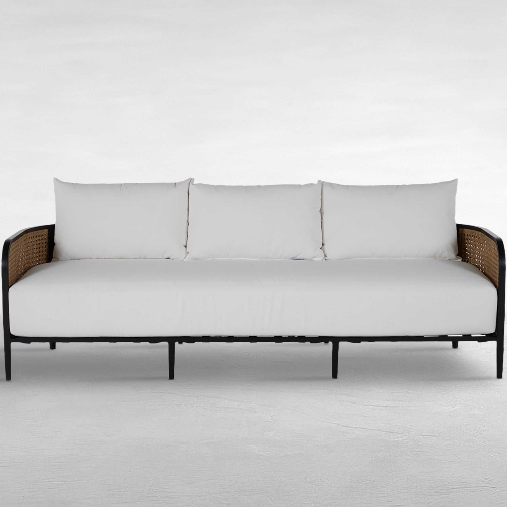 Havana Cane Resin Wicker Outdoor Sofa