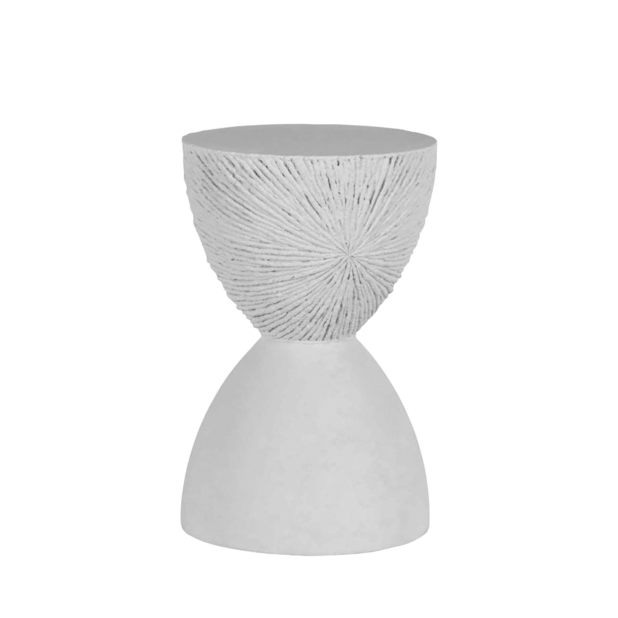 Darley 25" Round Outdoor Pedestal Side Table