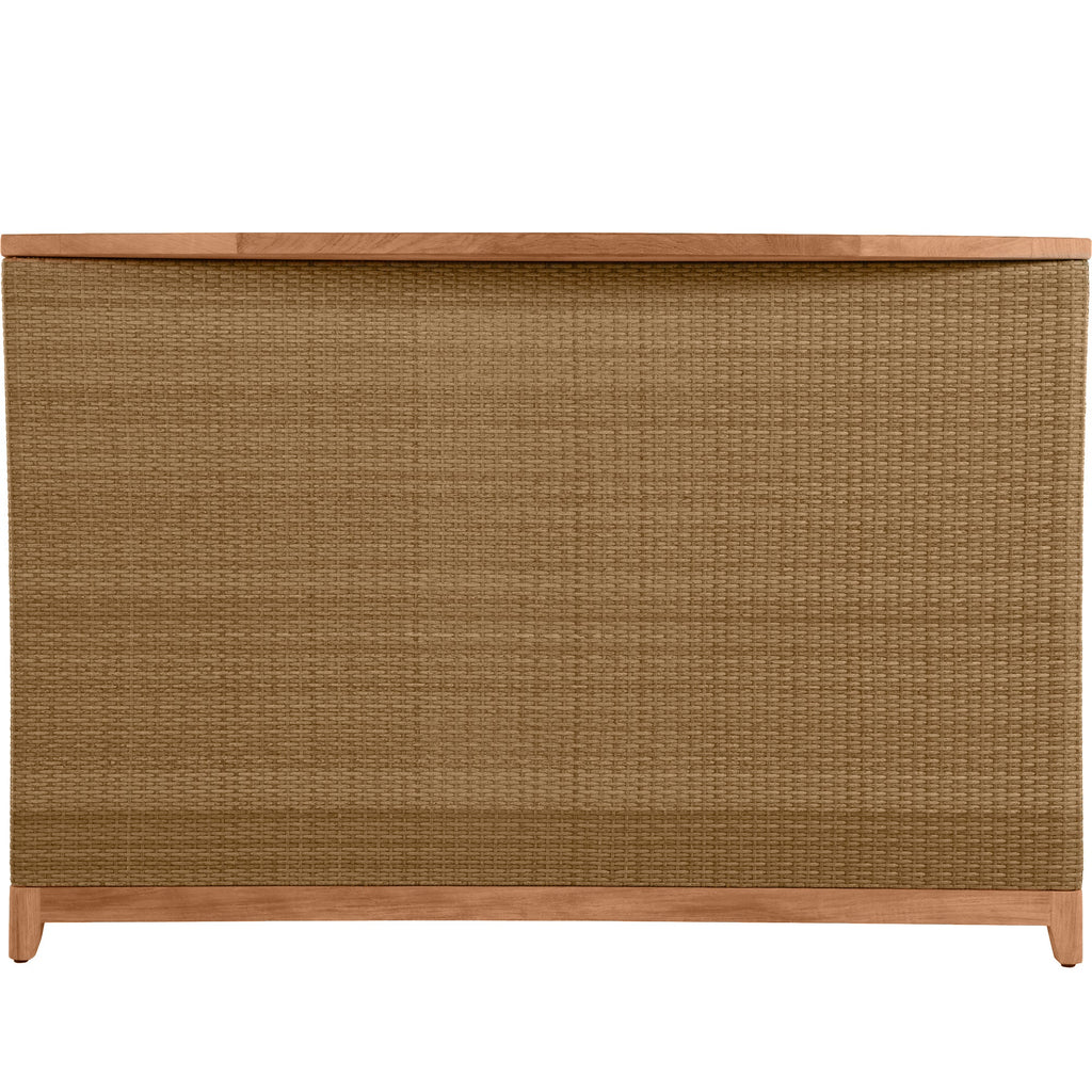 N-Dura Resin Wicker Outdoor Buffet Storage Table