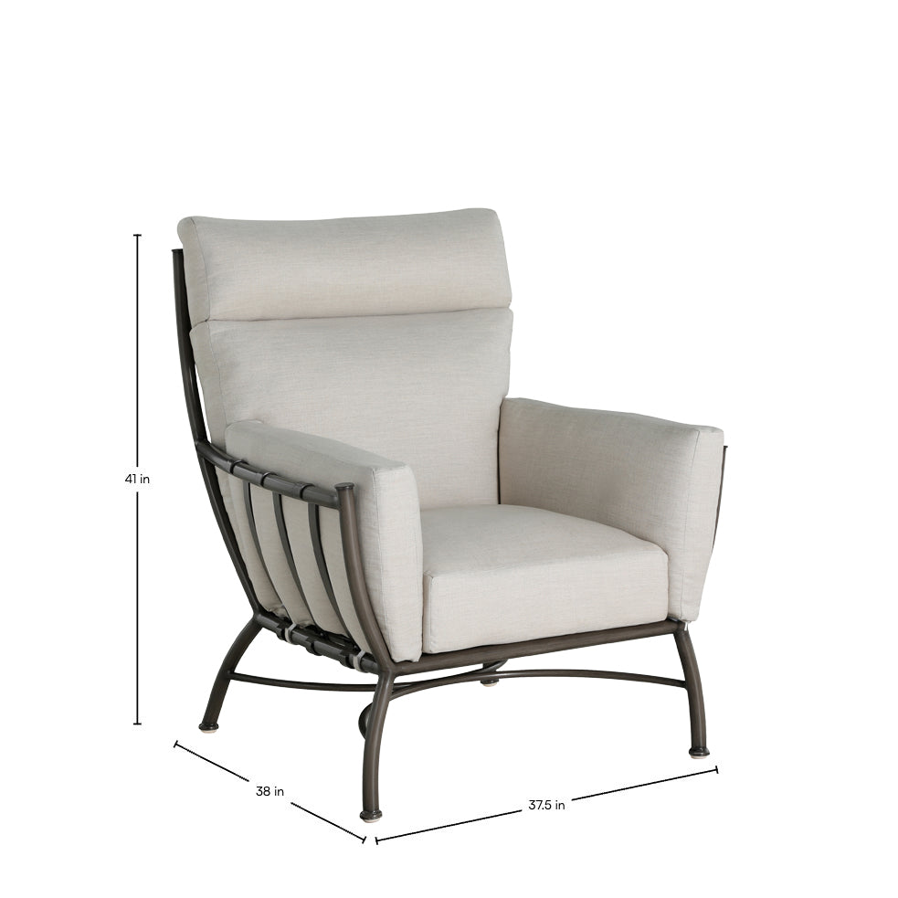 Majorca Aluminum Outdoor Lounge Chair