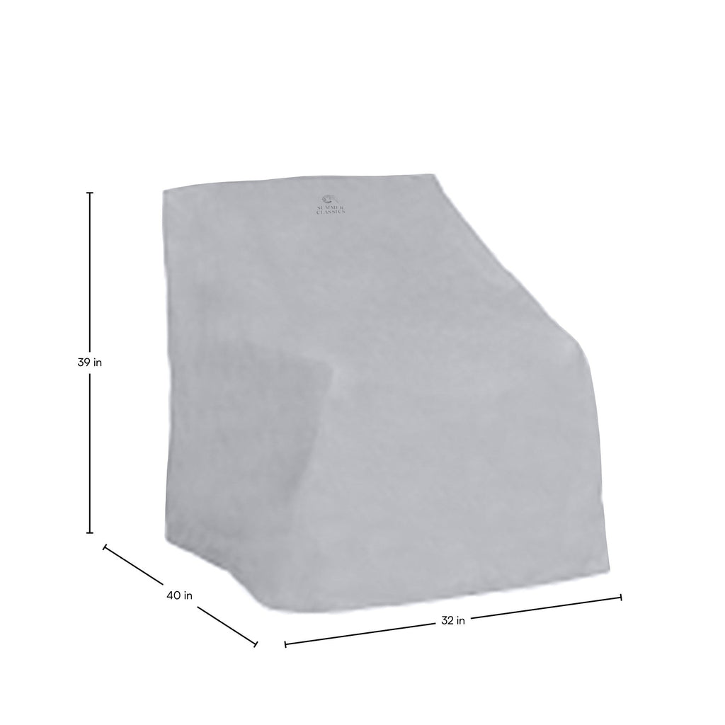 High Back Lounge Chair Cover