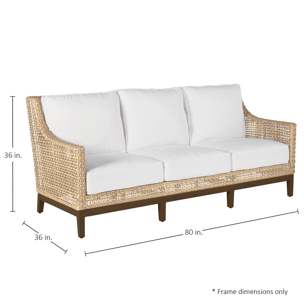 Peninsula Resin Wicker Outdoor Sofa
