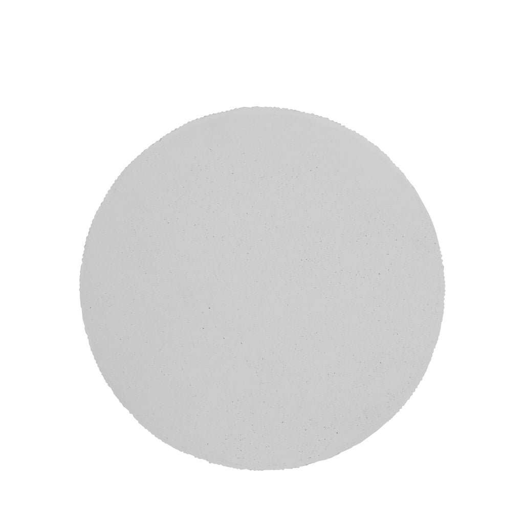 Tern Cast Stone 16" Round Pedestal Side Table