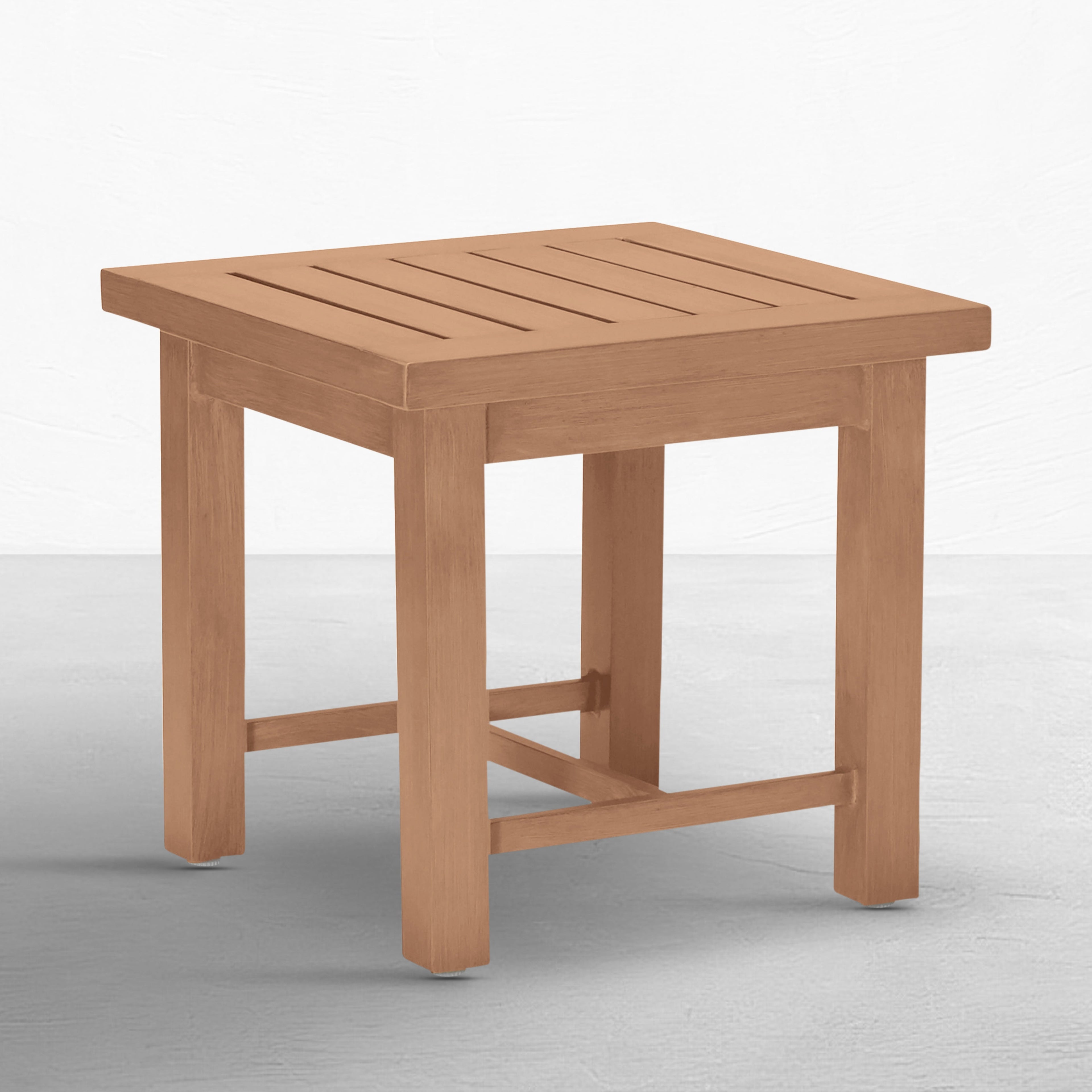 Club Teak 22.5" Square Outdoor End Table