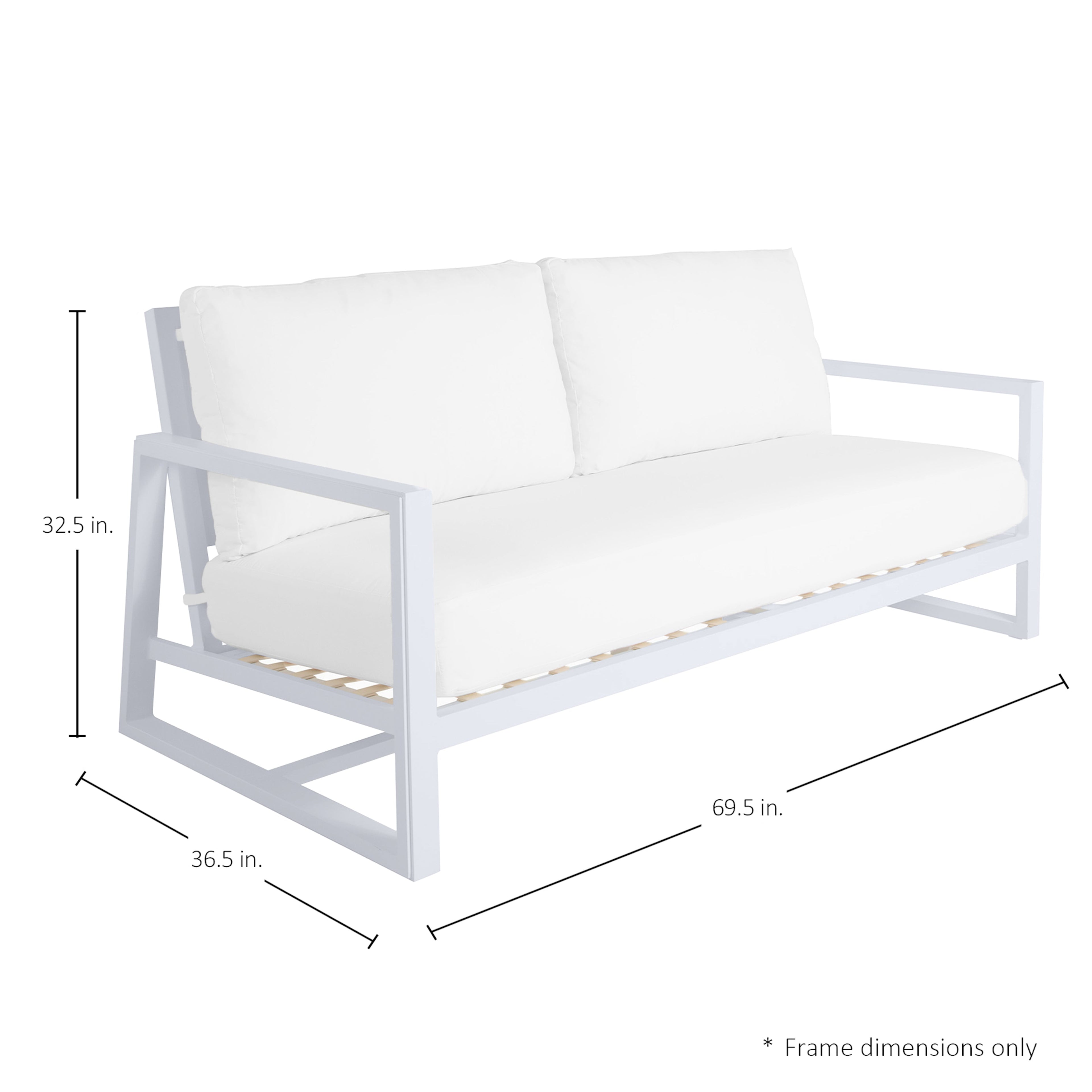 Avondale Aluminum Outdoor Loveseat