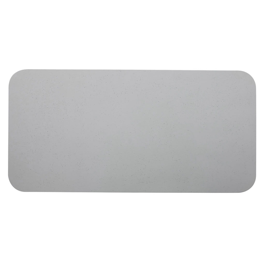 Mira Cast Stone Rect. Dining Table