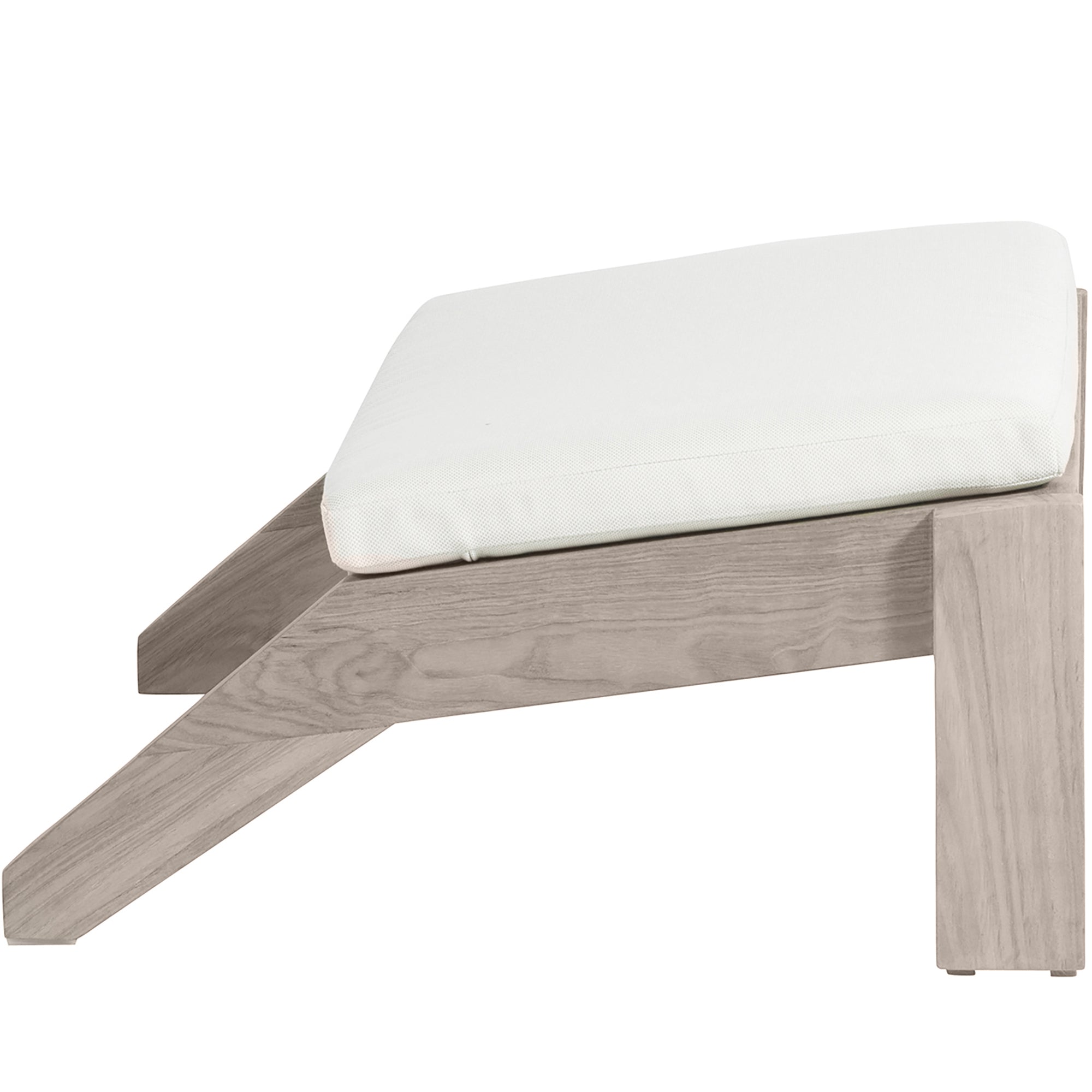 Ashland Teak Adirondack Outdoor Woven Ottoman
