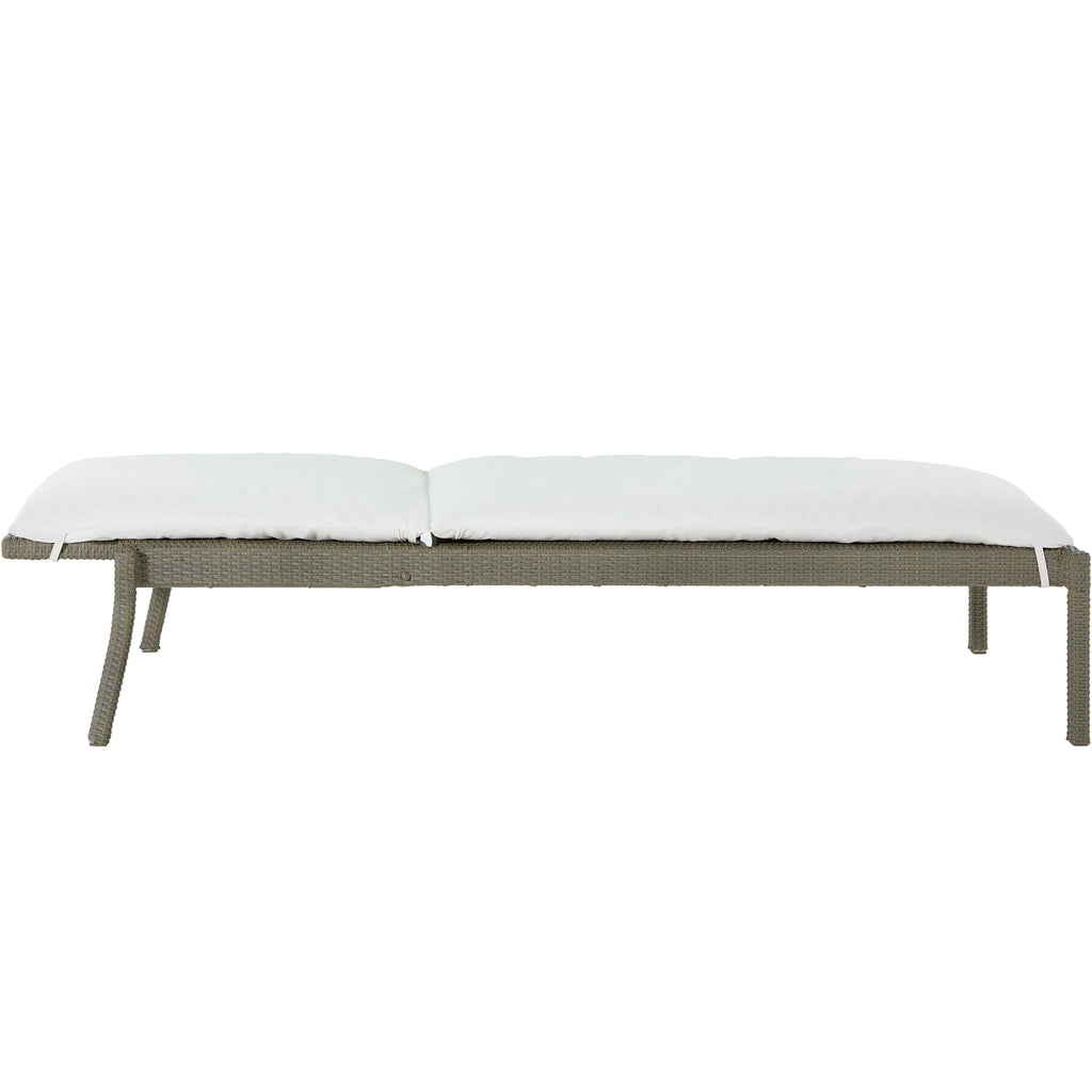 Nathan Wicker Outdoor Armless Chaise Lounge