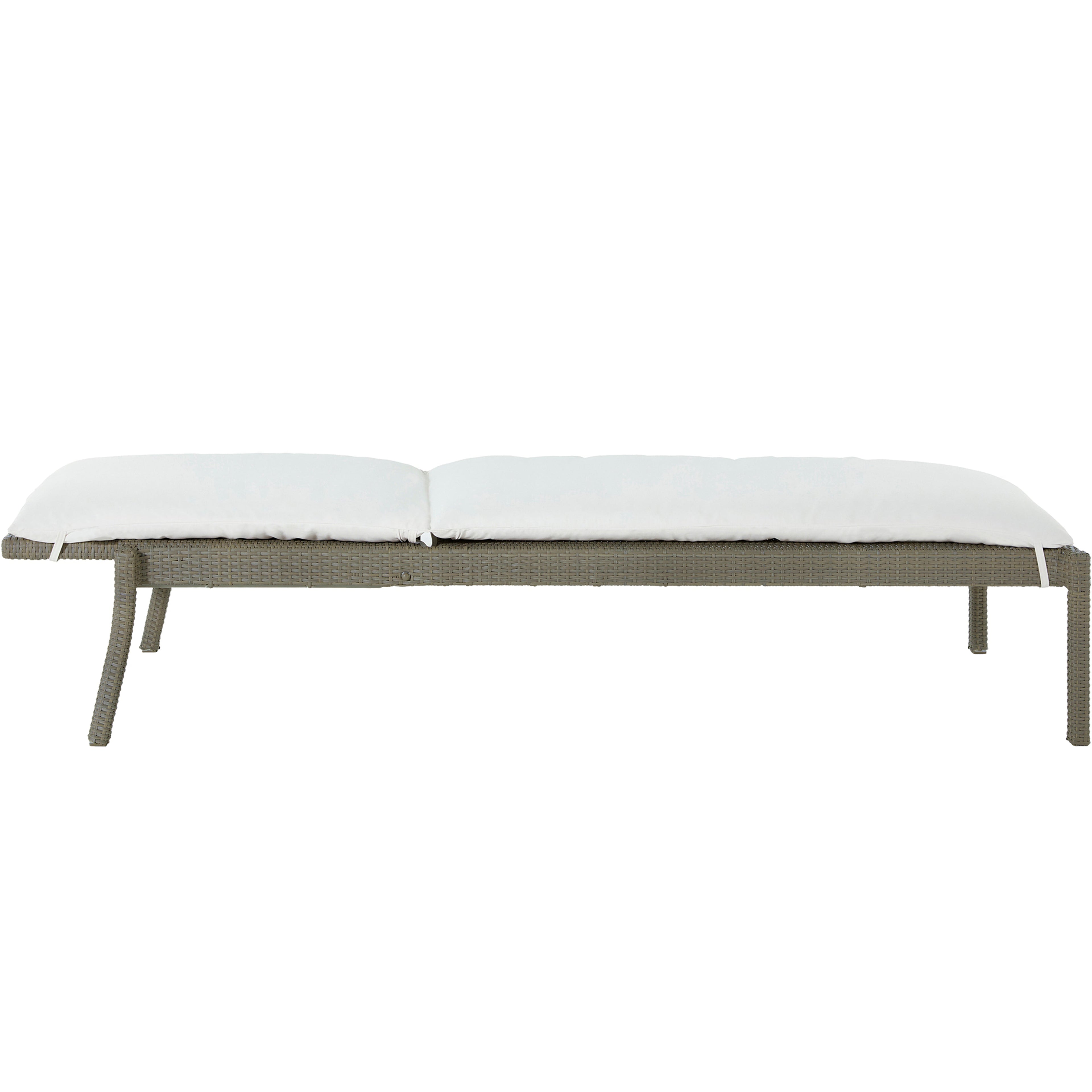Nathan Wicker Outdoor Armless Chaise Lounge