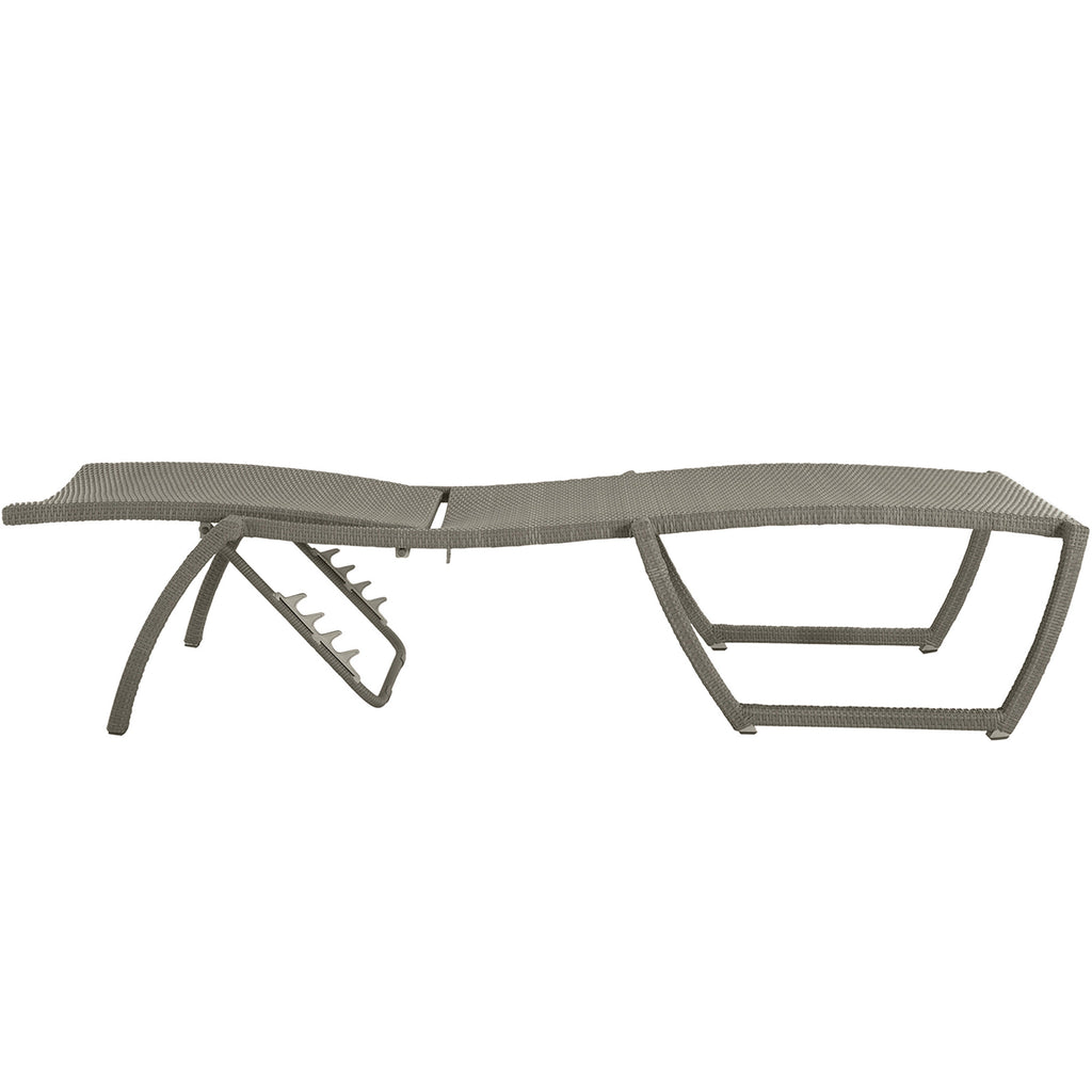 Skye Wicker Outdoor Armless Chaise Lounge