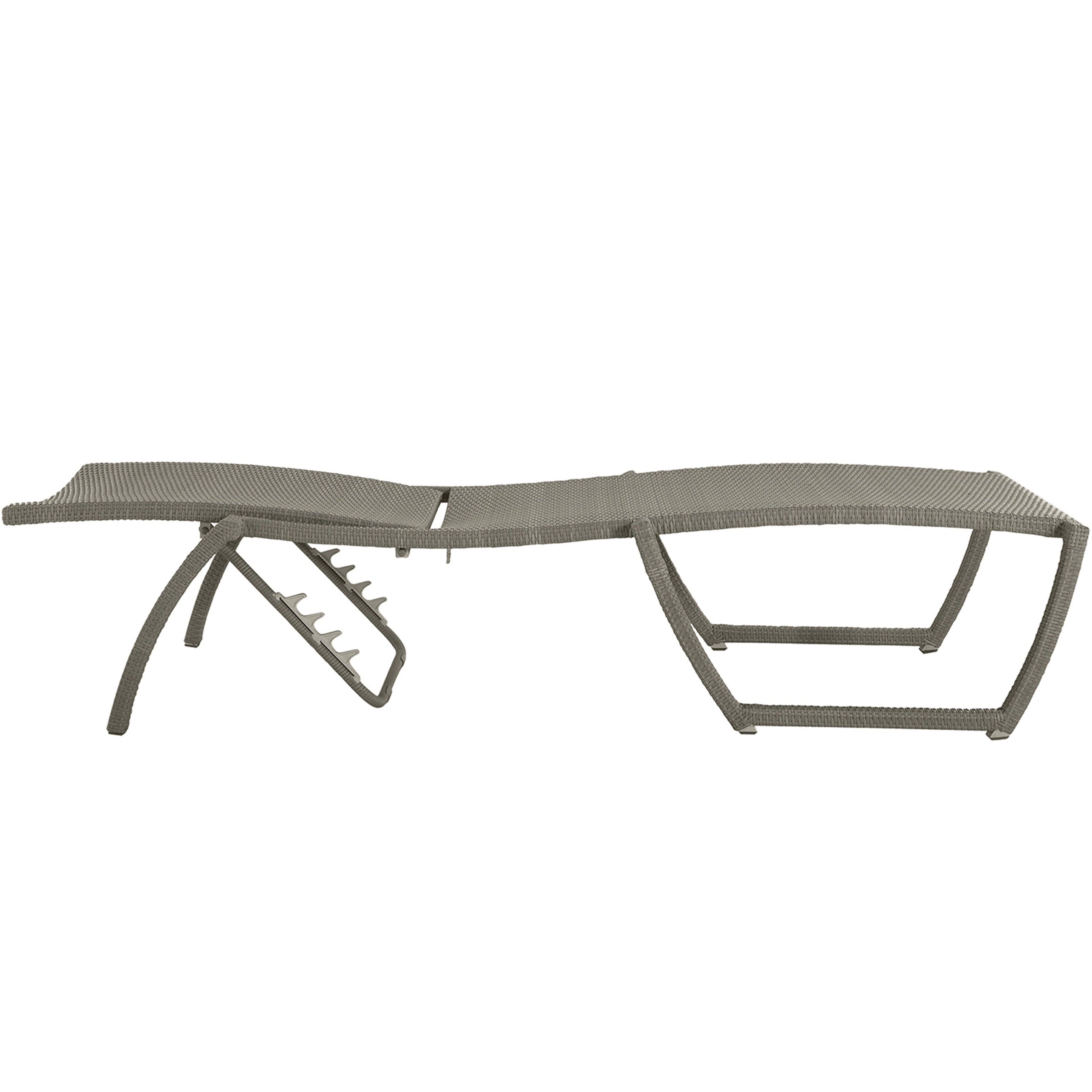 Skye Wicker Outdoor Armless Chaise Lounge