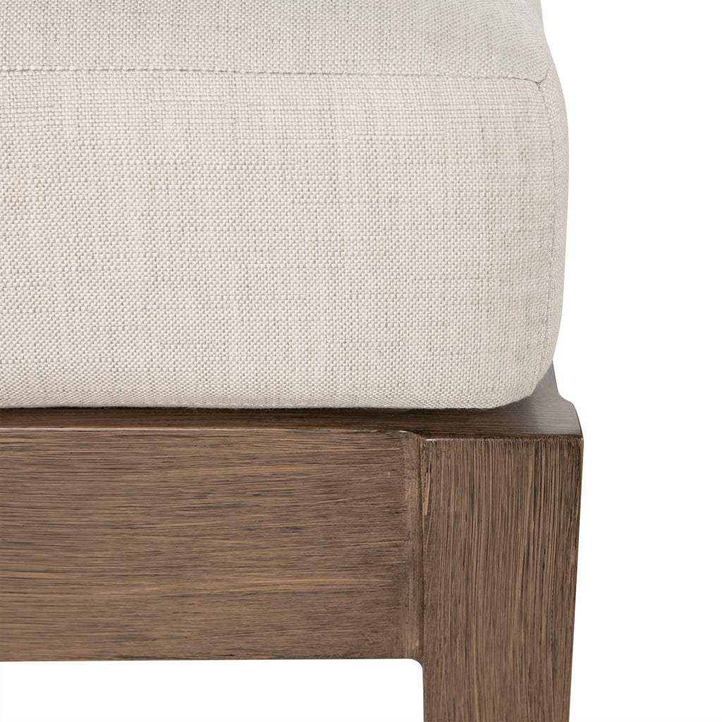 Kennebunkport Aluminum Outdoor Woven Ottoman