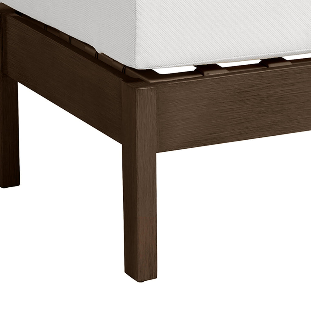 Kennebunkport Aluminum Outdoor Woven Ottoman