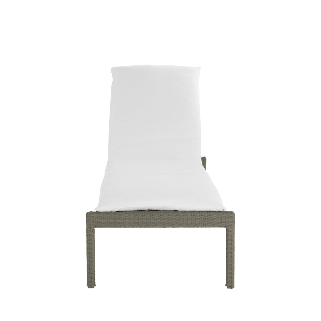Nathan Wicker Outdoor Armless Chaise Lounge