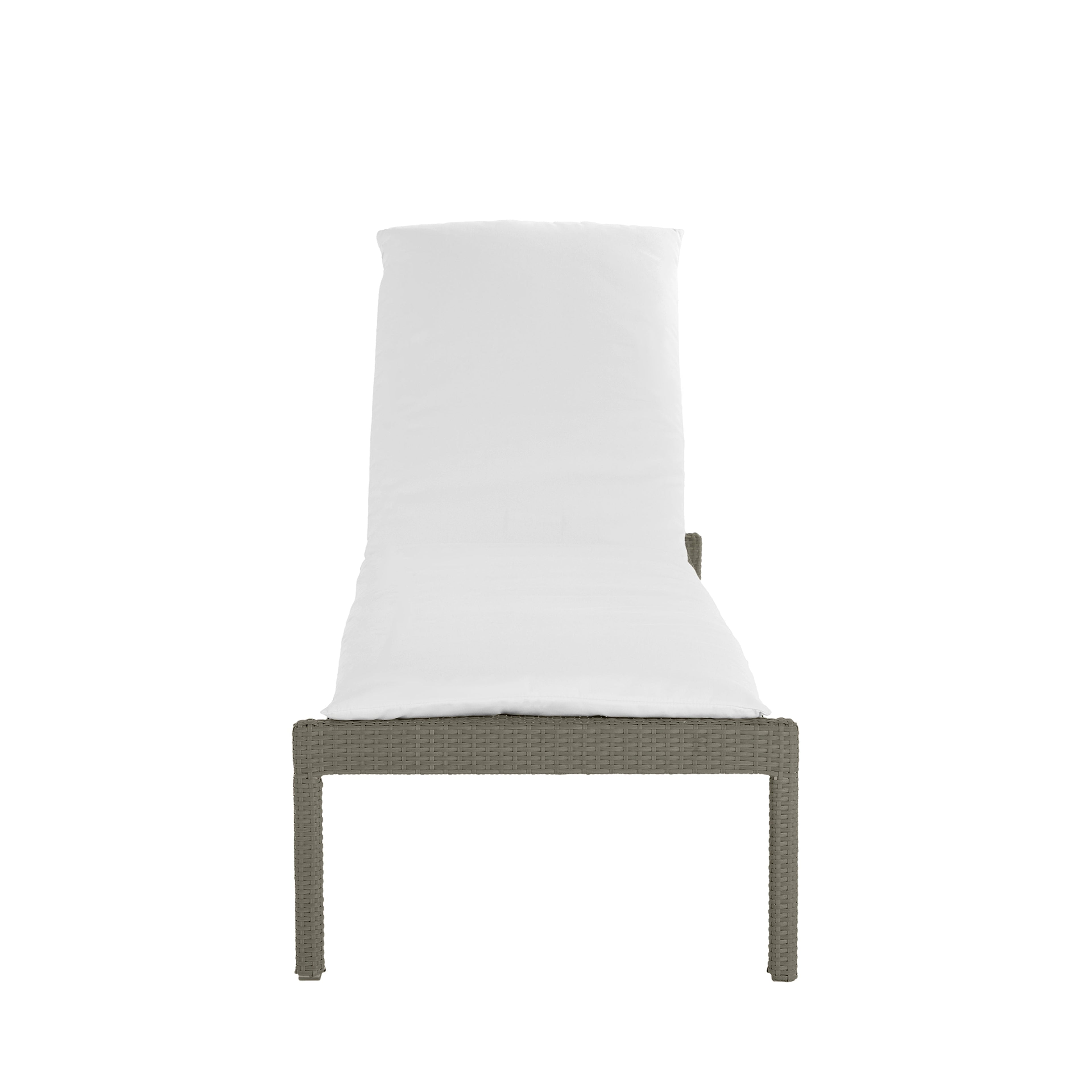 Nathan Wicker Outdoor Armless Chaise Lounge