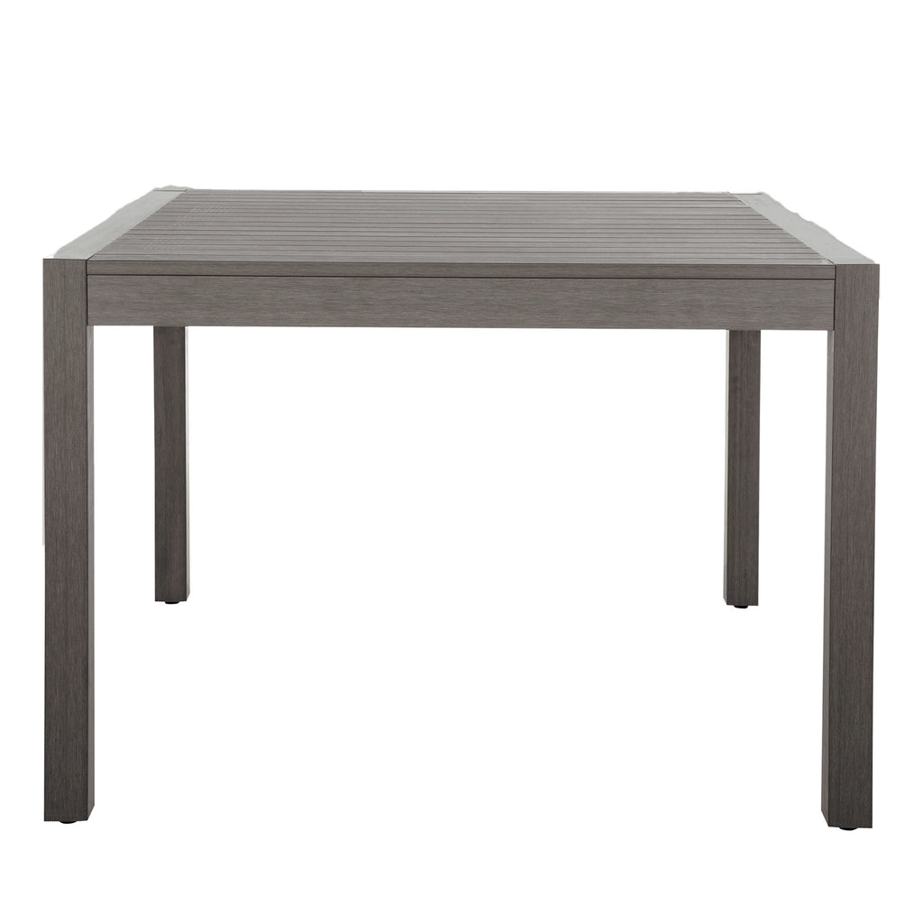 Portside 42" Square Outdoor Slatted Top Table