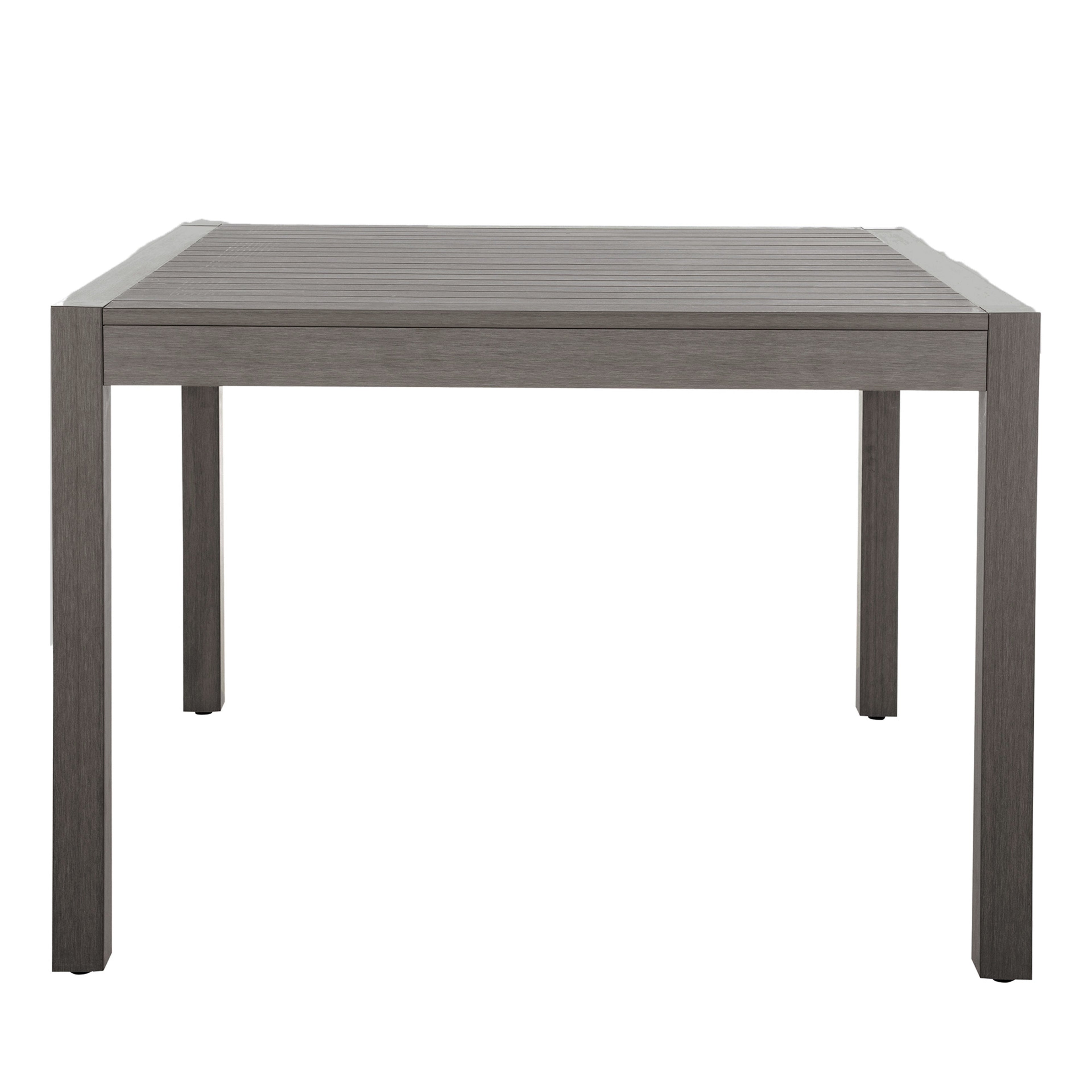 Portside 42" Square Outdoor Slatted Top Table