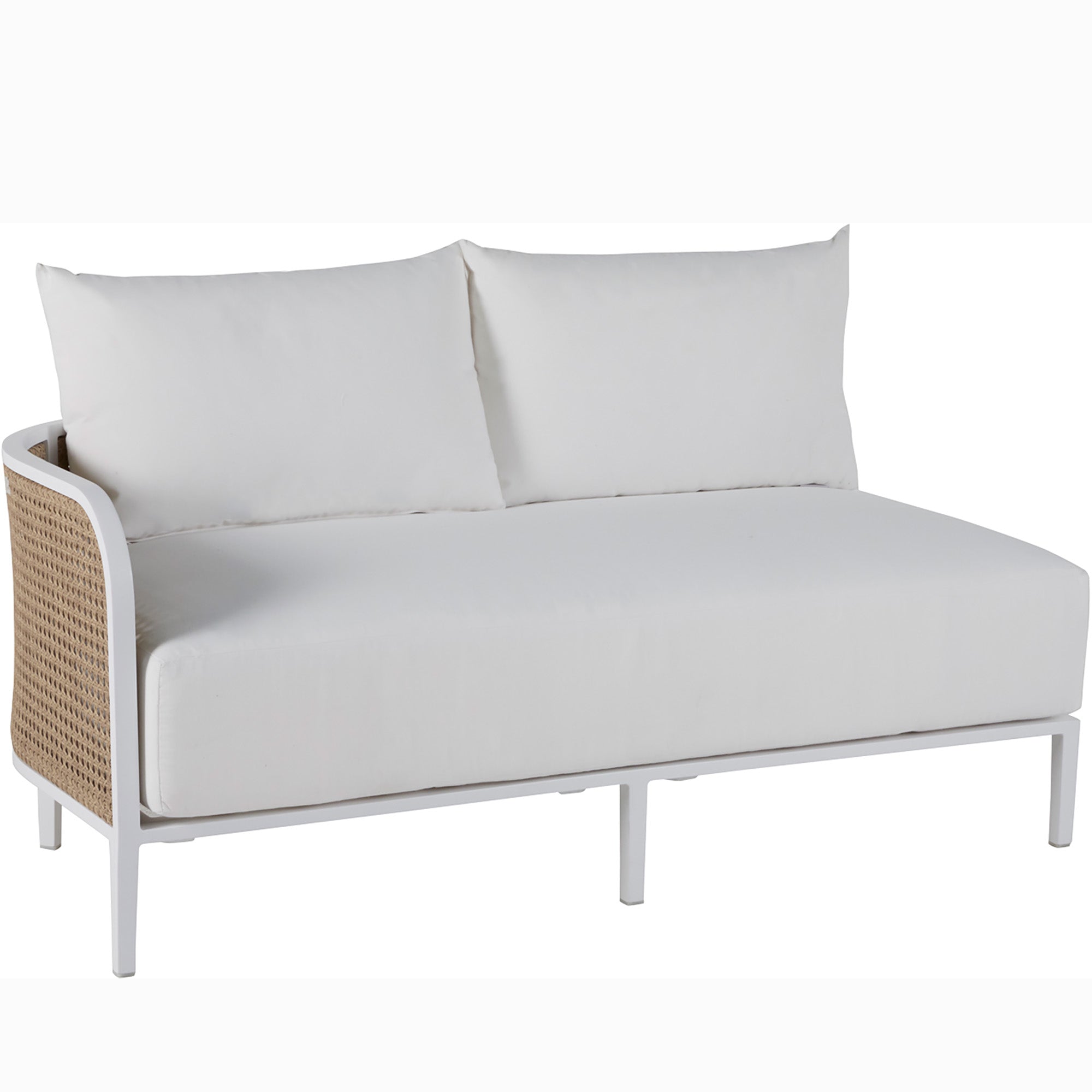 Havana Resin Wicker Outdoor Left Arm Facing Sofa
