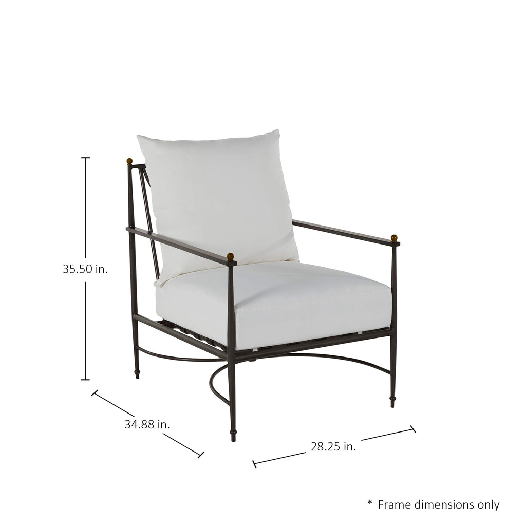 Roma Aluminum Outdoor Lounge Chair