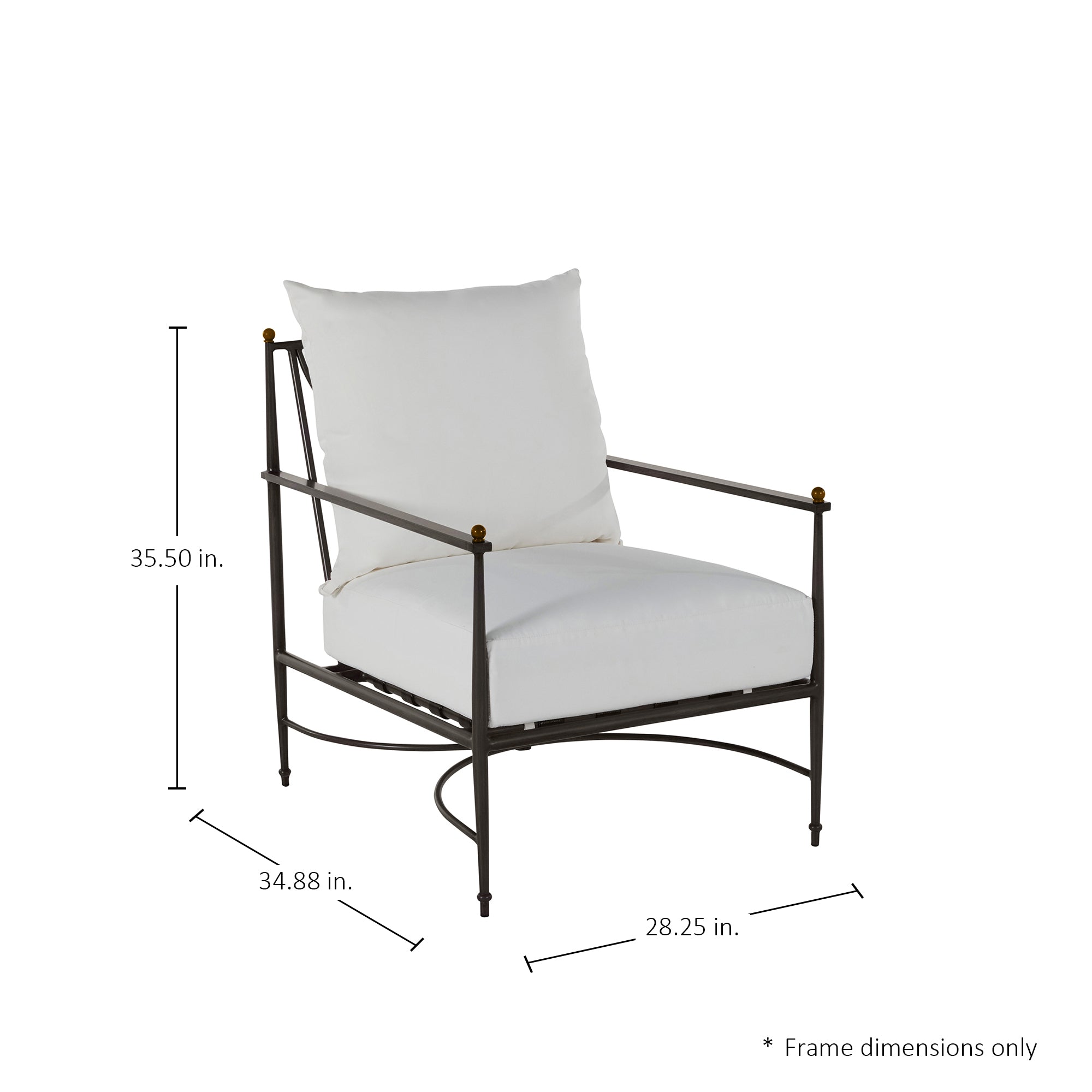 Roma Aluminum Outdoor Lounge Chair
