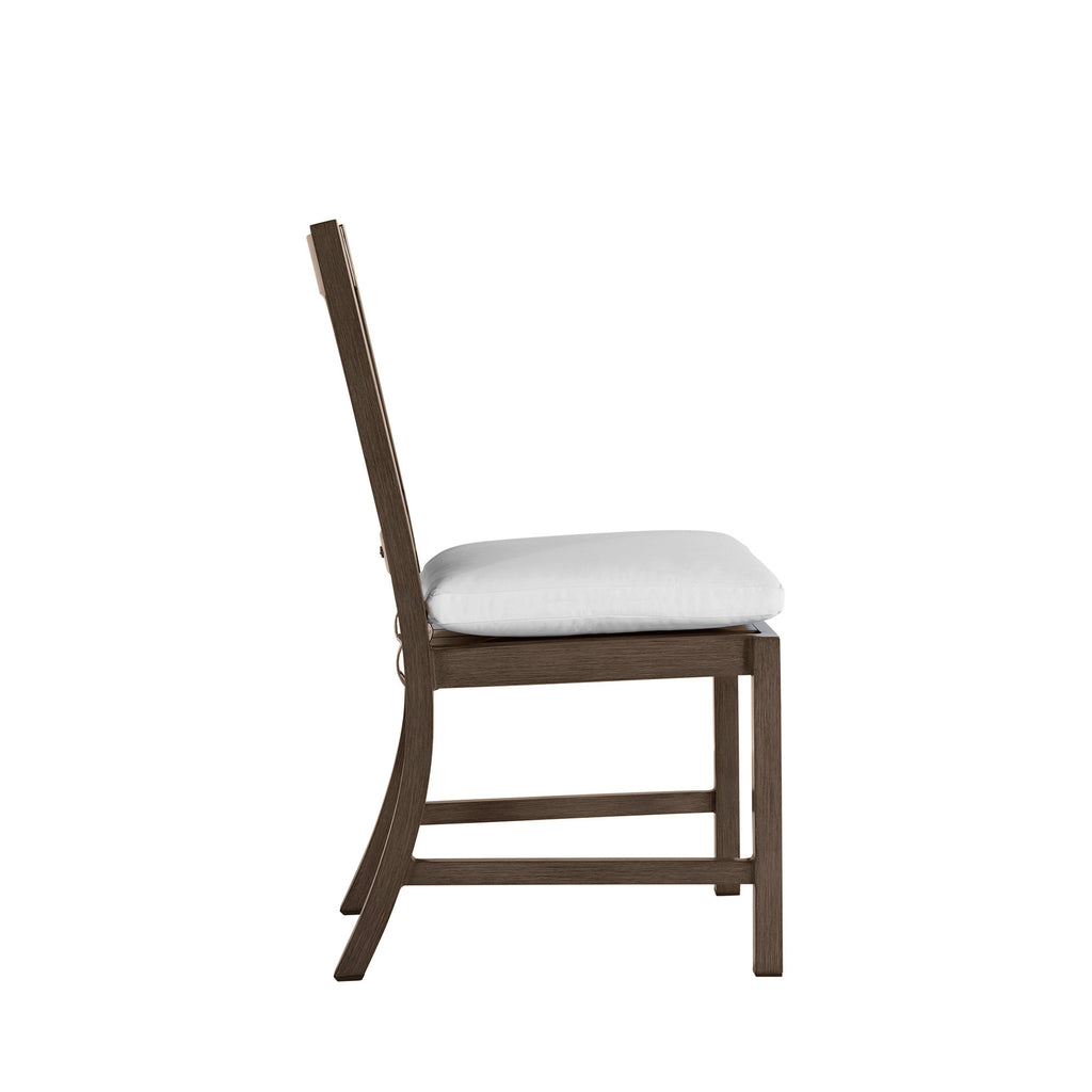 Club Croquet Aluminum Outdoor Side Chair