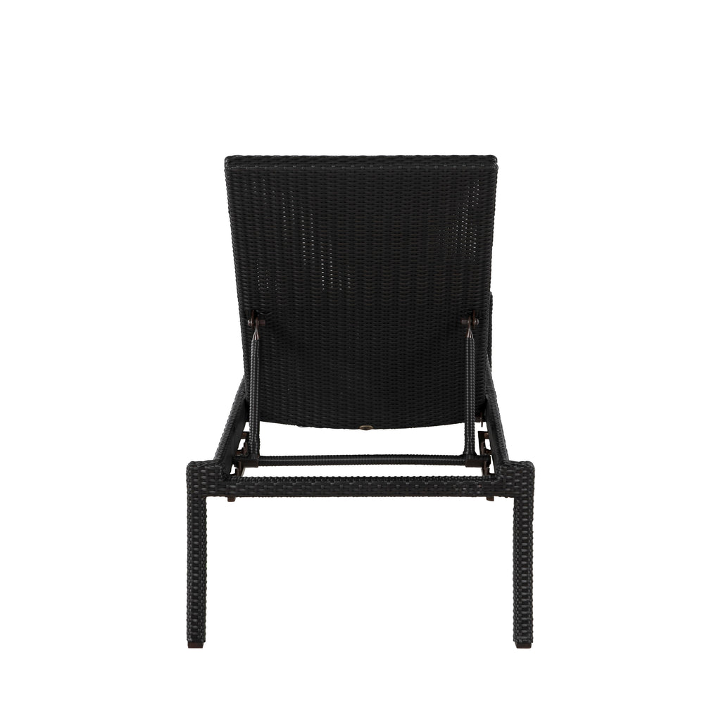 Nathan Wicker Outdoor Armless Chaise Lounge