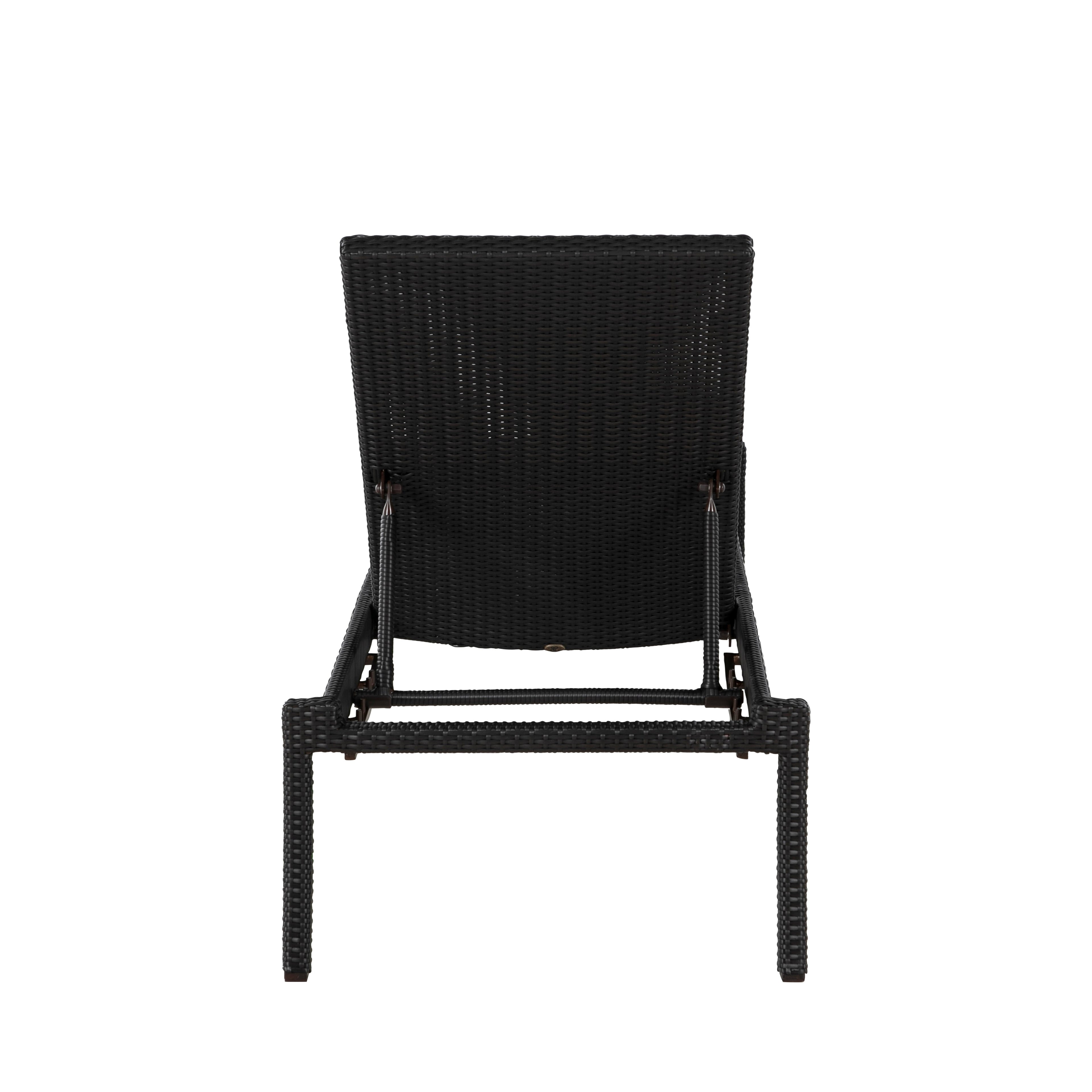 Nathan Wicker Outdoor Armless Chaise Lounge