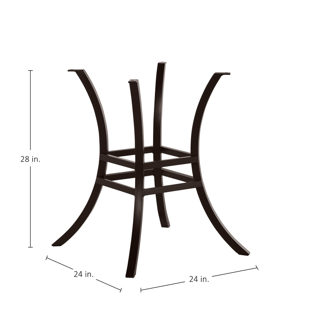 Cort Aluminum Outdoor Pedestal Dining Table Base