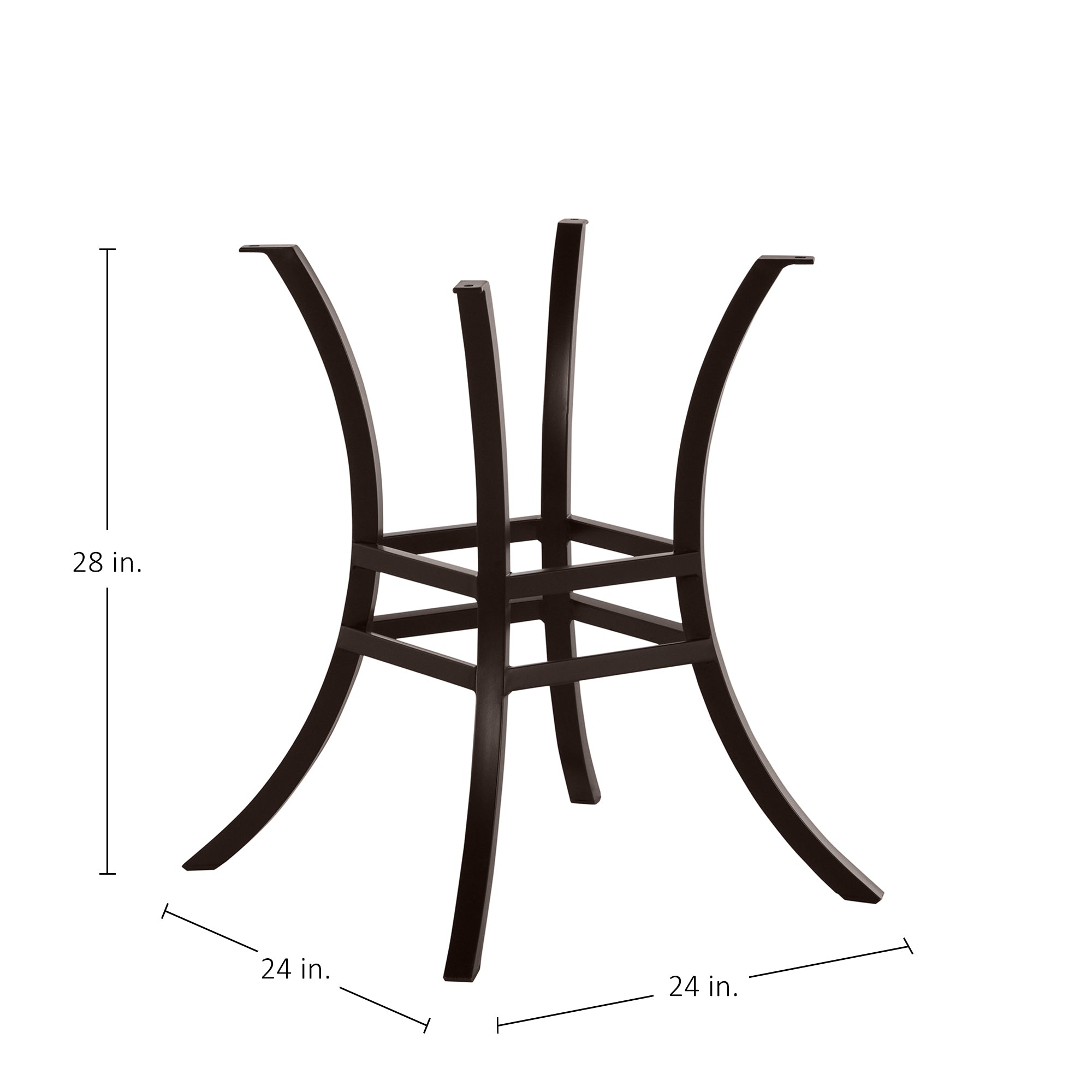 Cort Aluminum Outdoor Pedestal Dining Table Base