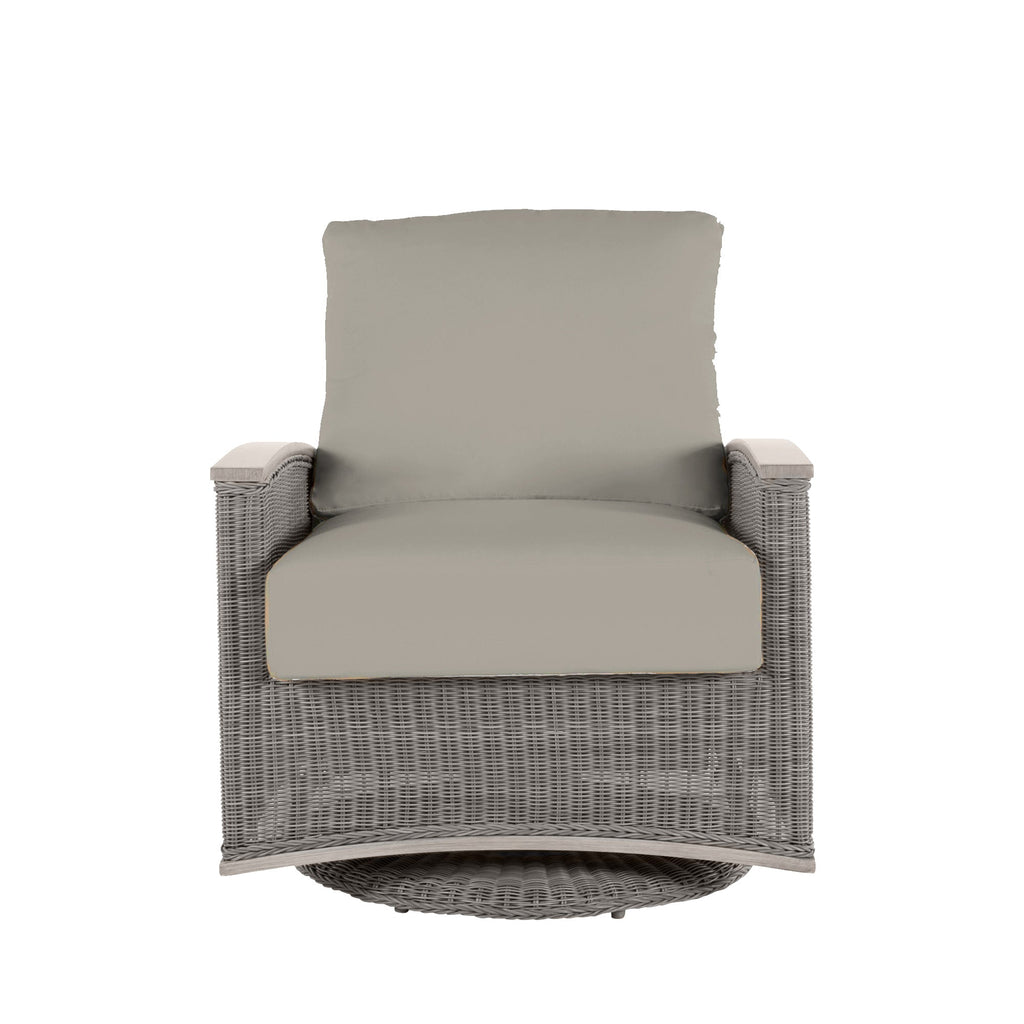 QS Astoria Swivel Glider, Oyster-Linen Dove