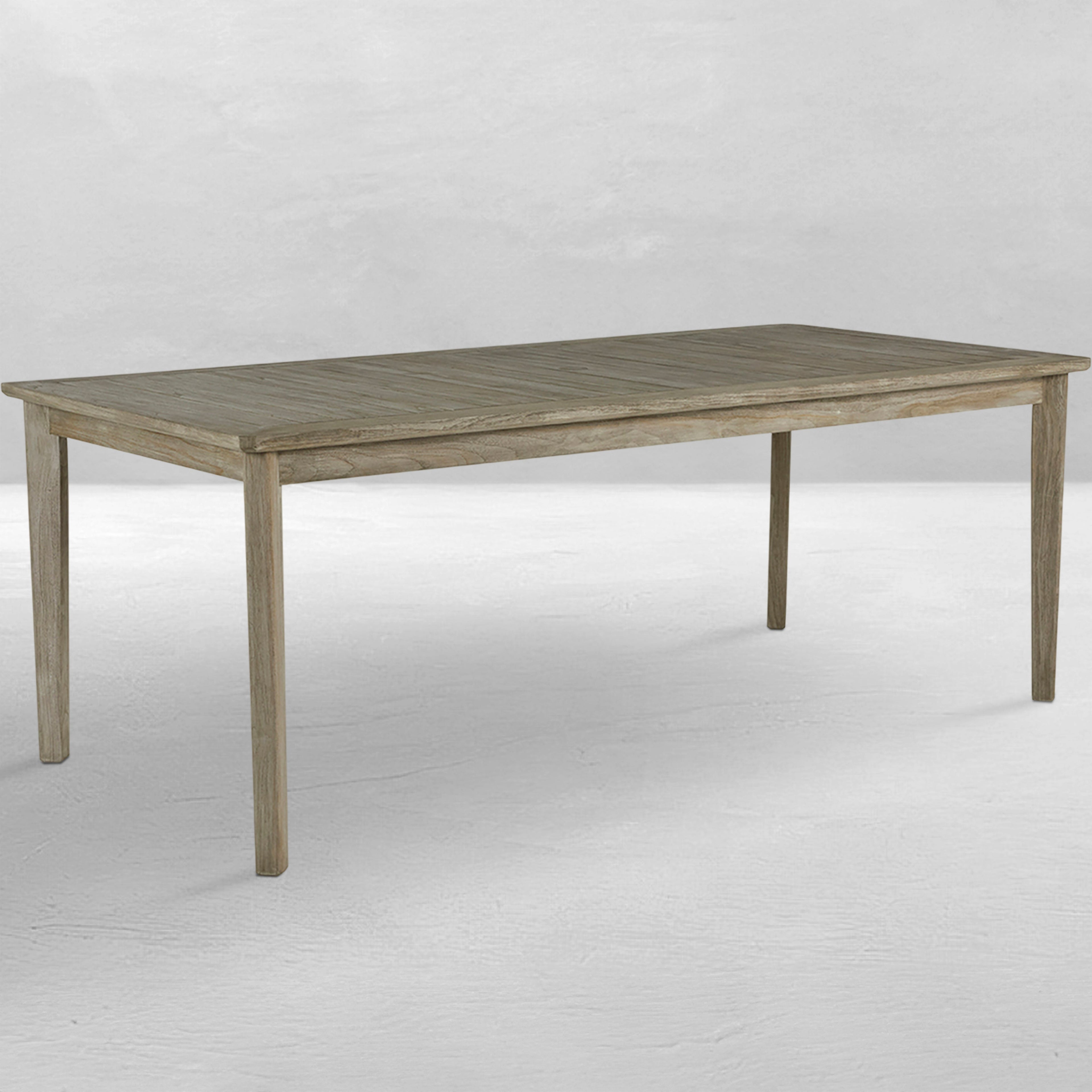 Woodlawn Rectangle Outdoor Slatted Dining Table