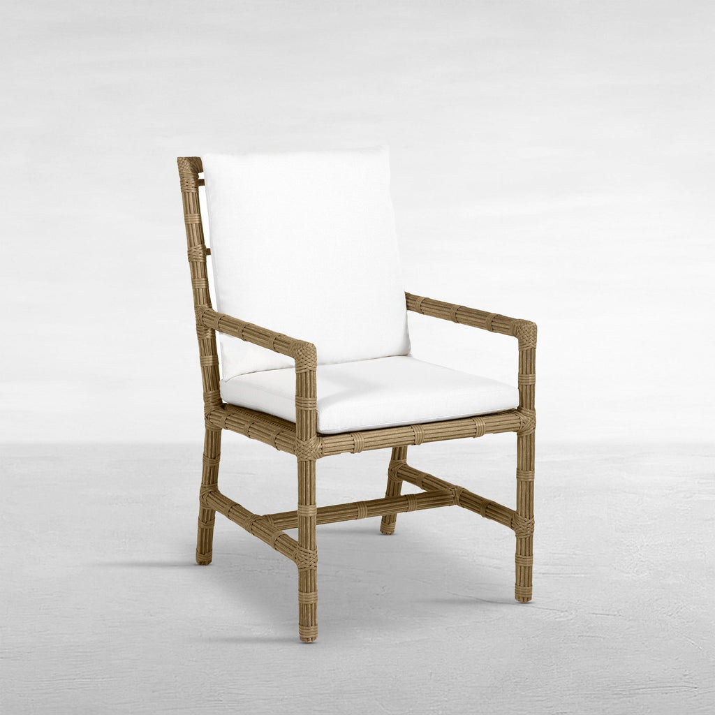 Newport Resin Wicker Woven Outdoor Arm Chair