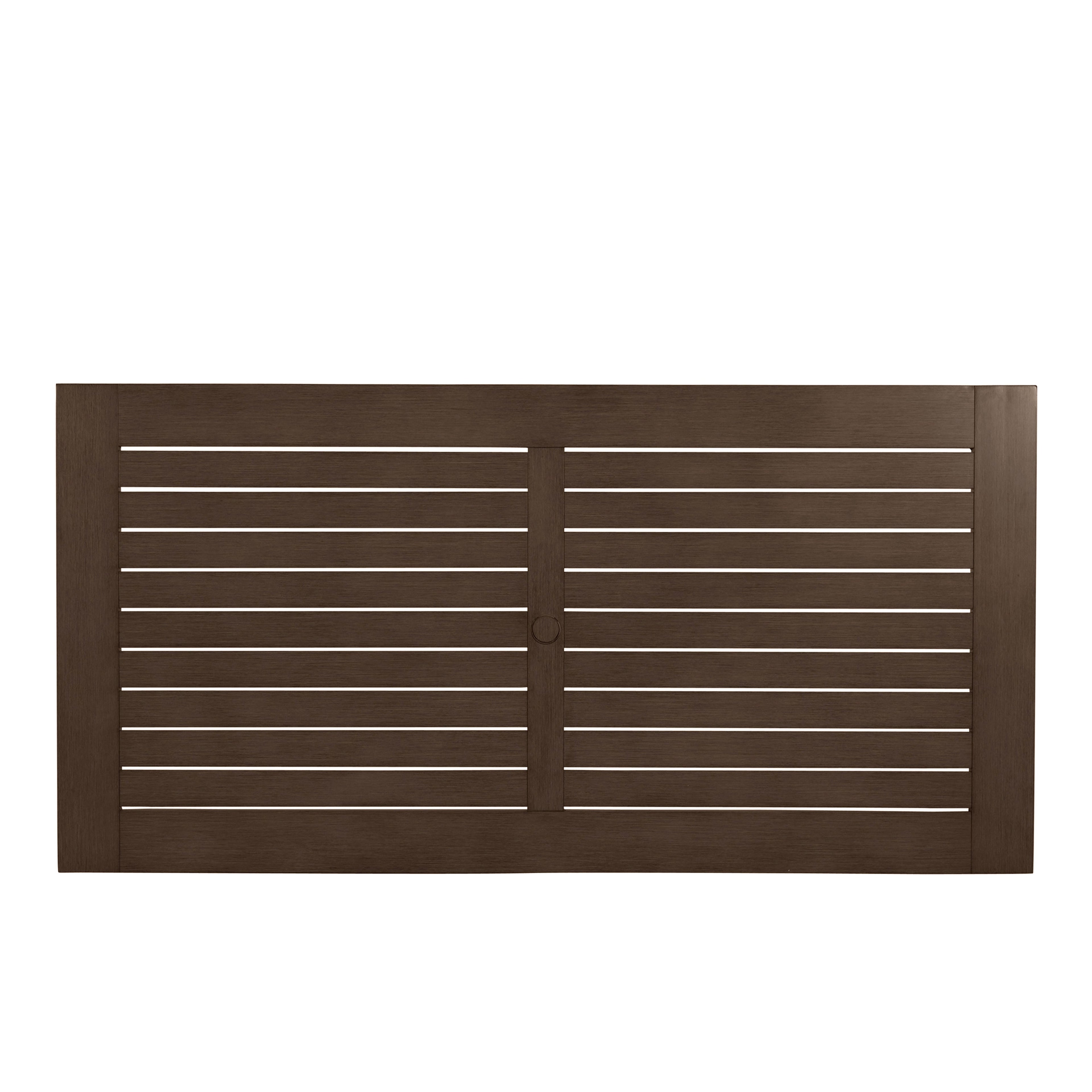 Club Rectangle Outdoor Slatted Dining Table