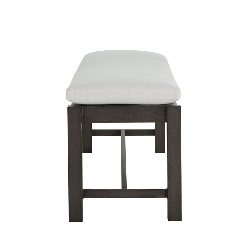 Club Aluminum Backless Outdoor Bench