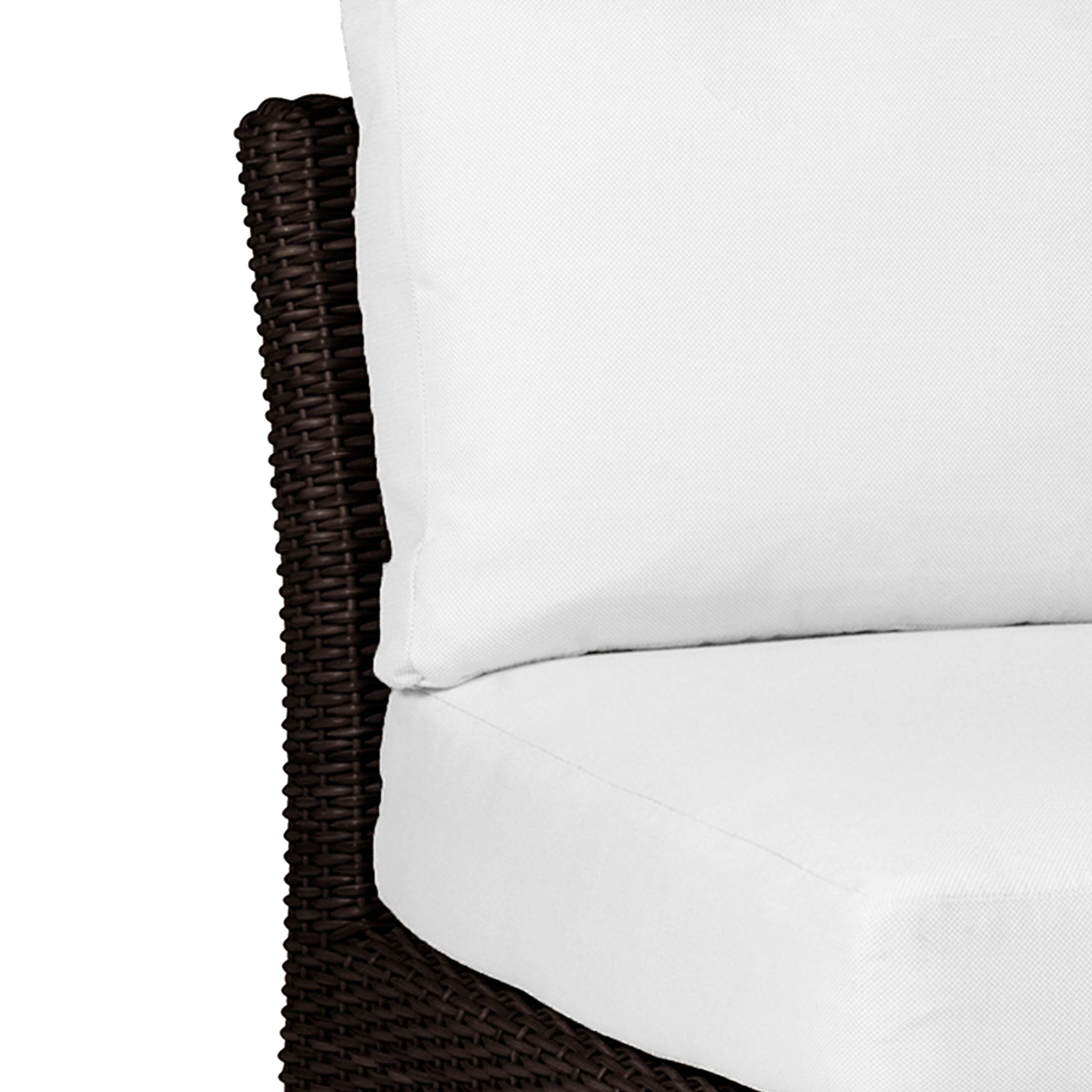 Club Woven Resin Wicker Outdoor Slipper Chair