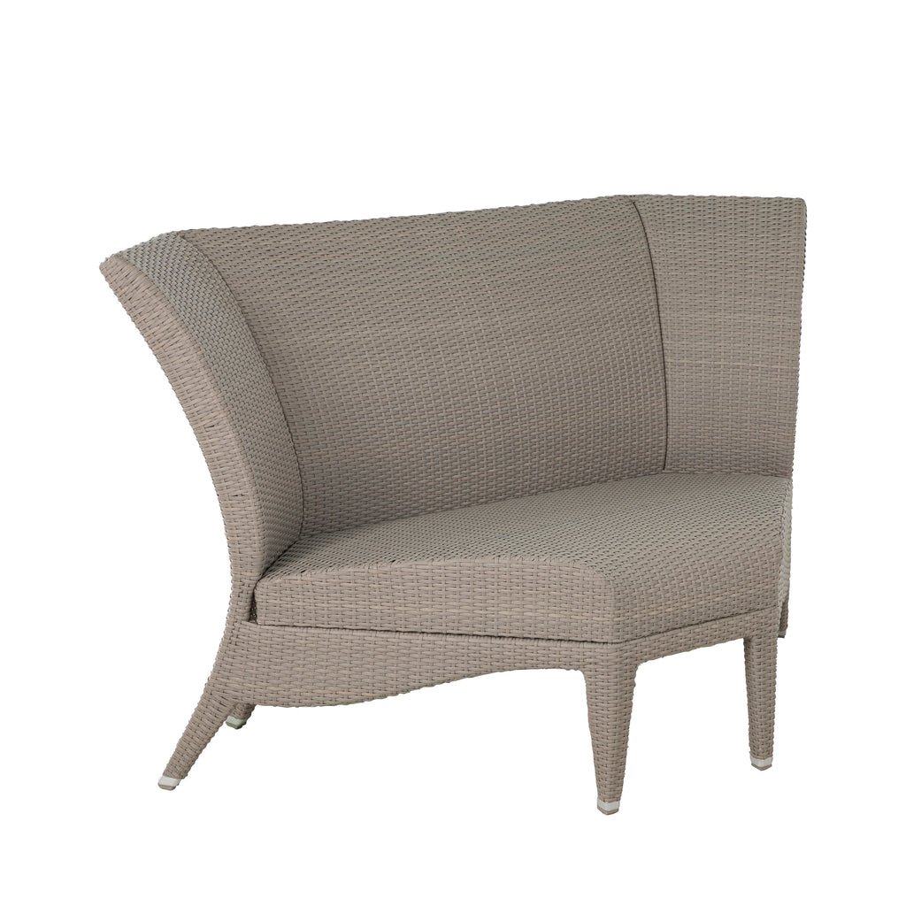 Athena Plus Wicker Corner Slipper Sectional Sofa
