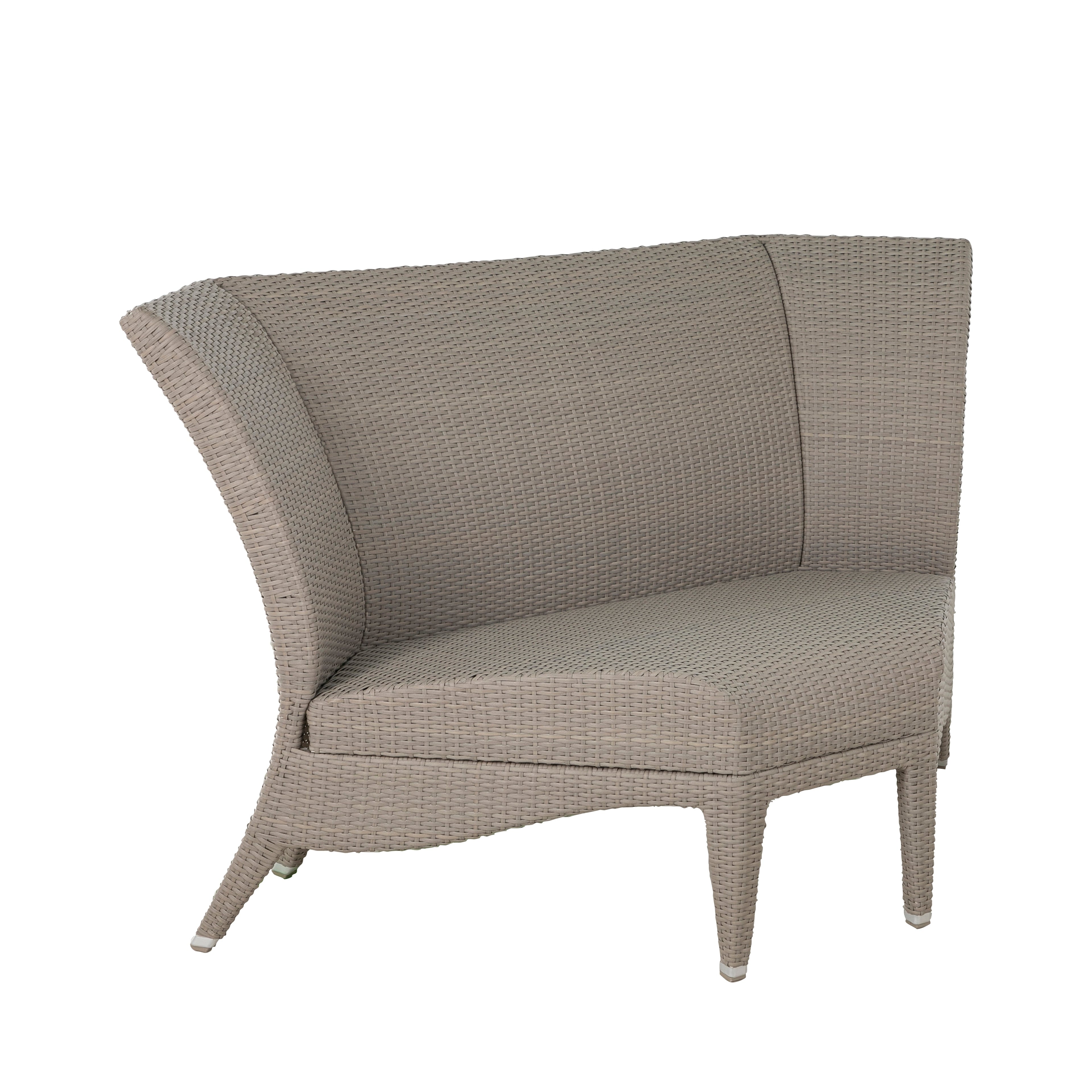 Athena Plus Wicker Corner Slipper Sectional Sofa