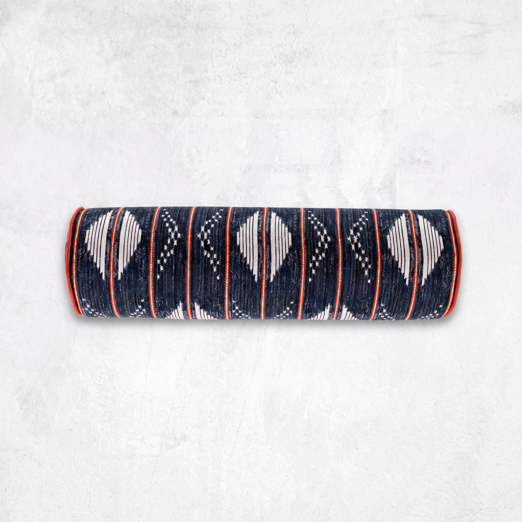 Navigate Indigo Outdoor Throw Pillow