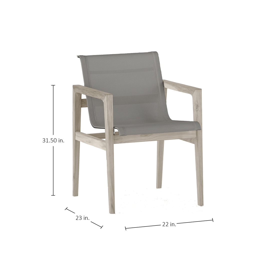 Coast Teak Outdoor Seating Arm Chair