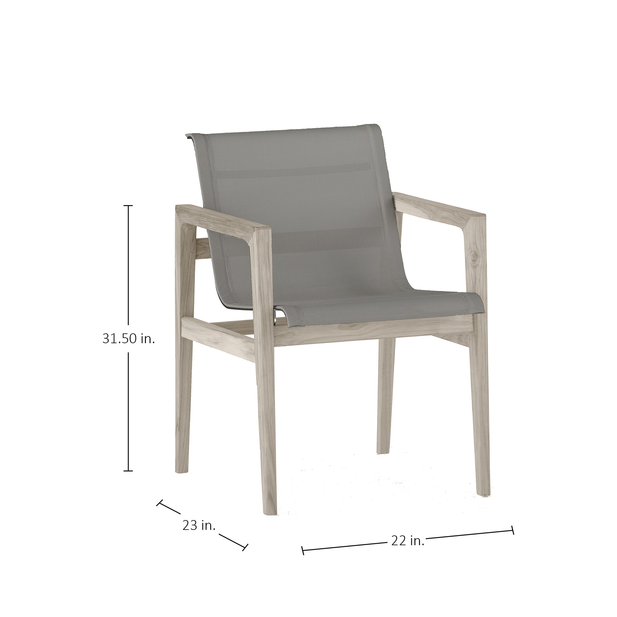 Coast Teak Outdoor Seating Arm Chair