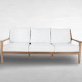 Savannah Teak Wicker Outdoor Sofa
