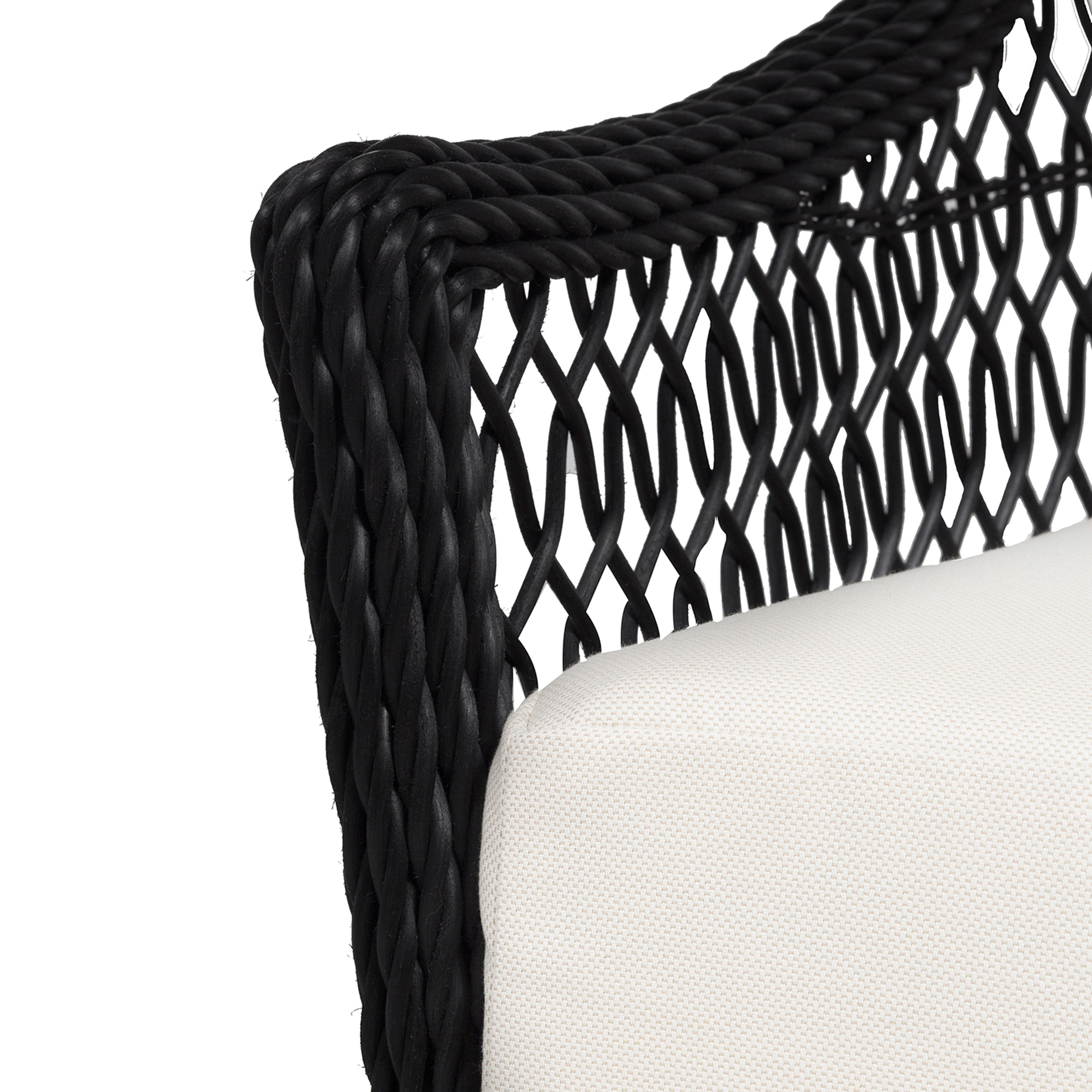 Soho Woven N-Dura Resin Wicker Outdoor Arm Chair