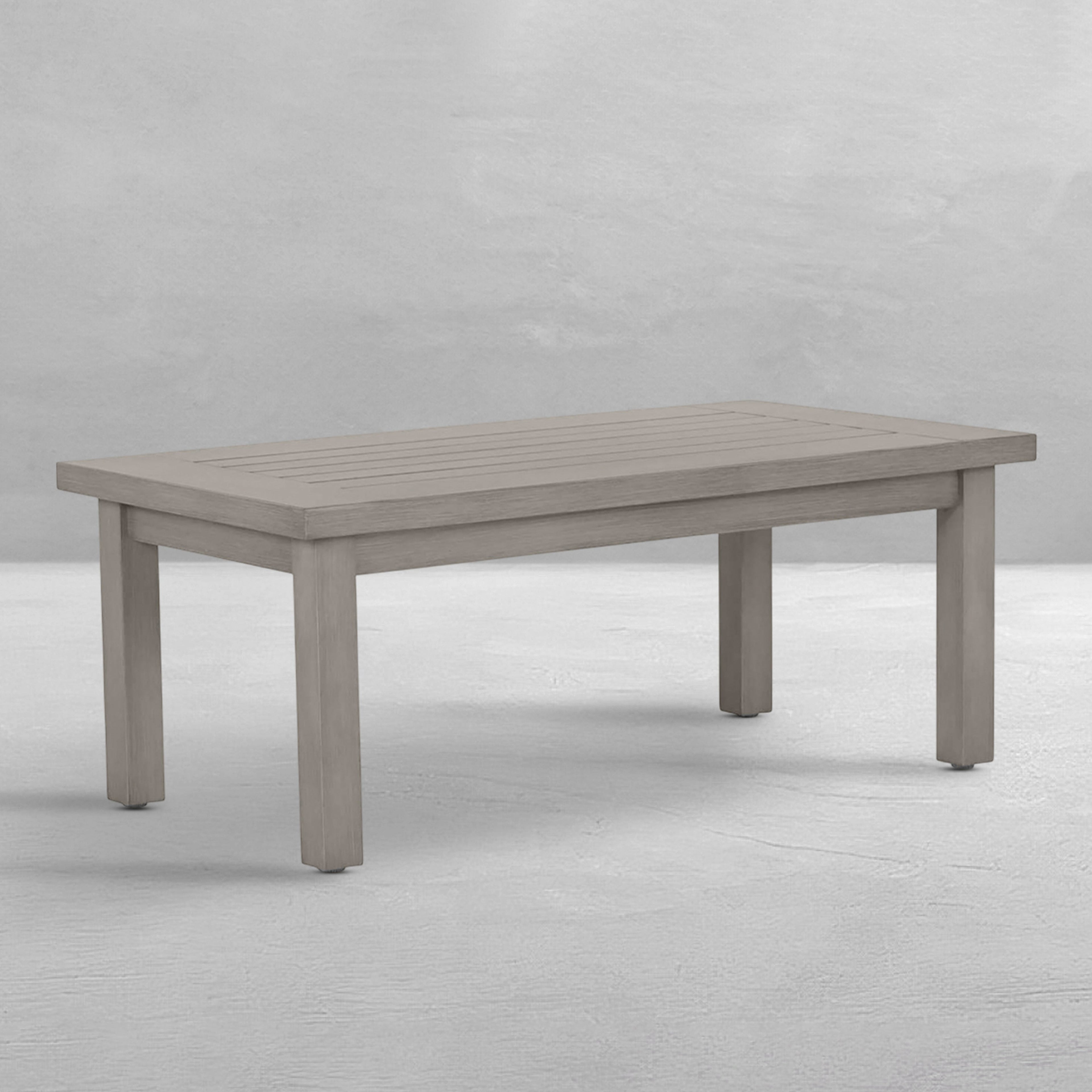 Club Rectangle Outdoor Slatted Coffee Table