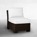 Club Woven Resin Wicker Outdoor Slipper Chair