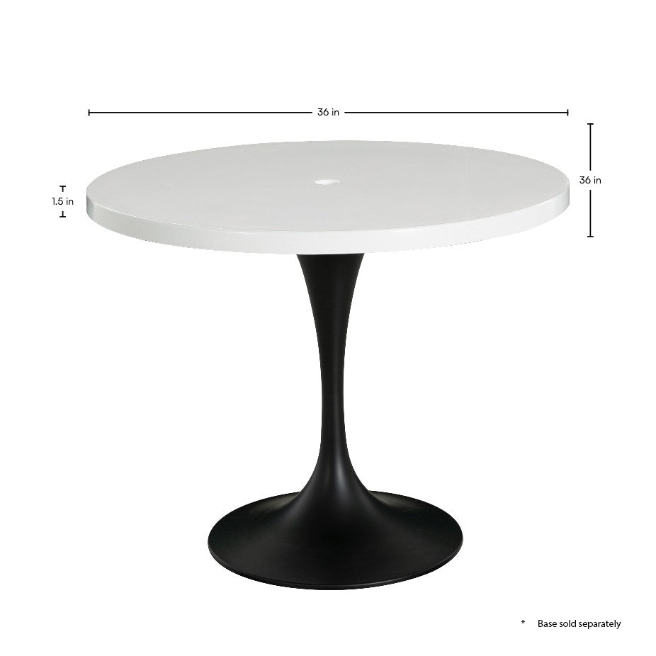 Plateau Stone 36" Round Outdoor Table Top
